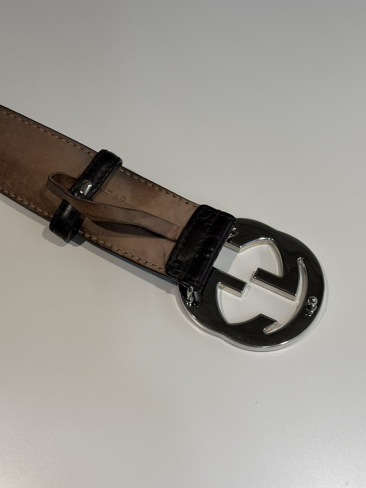 Gucci GUCCI GG Buckle Monogram Leather Belt Demna nettspend rapper Size ONE SIZE - 13 Thumbnail