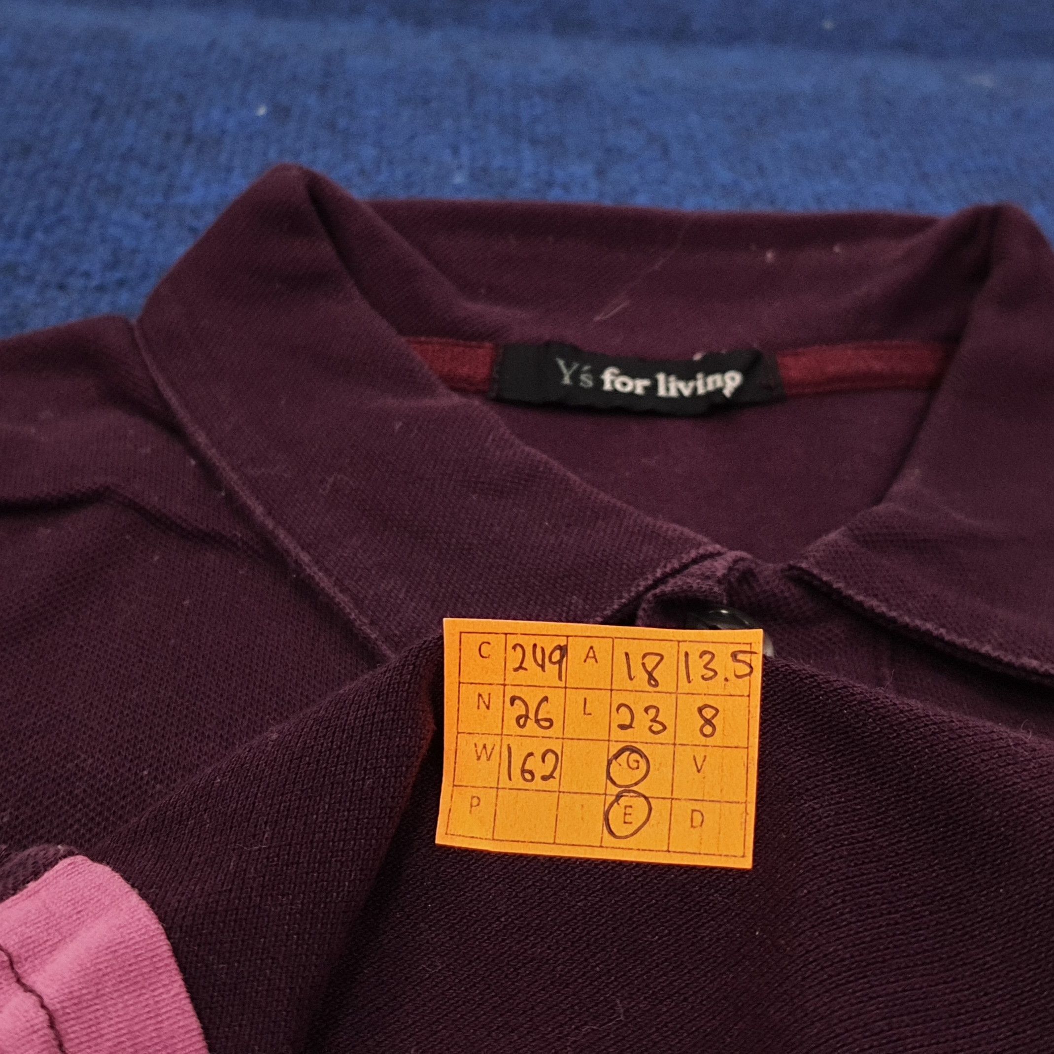 Y's Vintage Y's for Living by Yohji Yamamoto Polo Shirt C249N26 Size S / US 4 / IT 40 - 7 Thumbnail