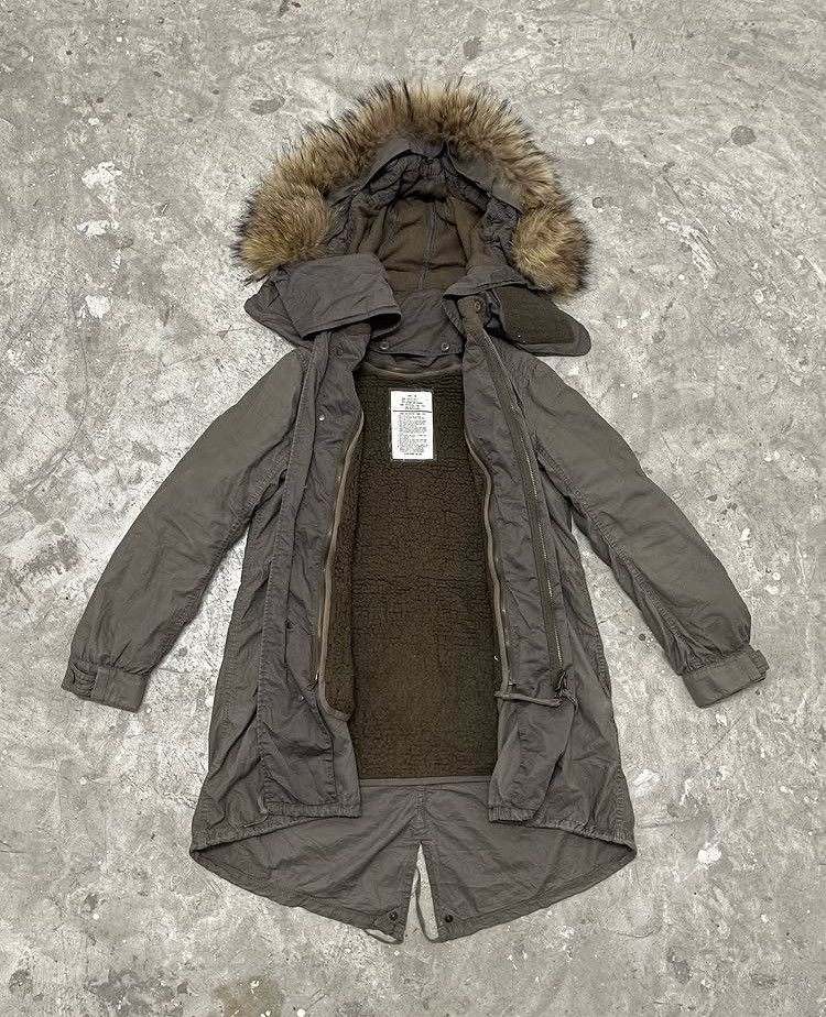 小物 G.O.A - fur hood G.O.A RACCOON FUR PARKA WITH DETACHABLE HOOD – glam archive