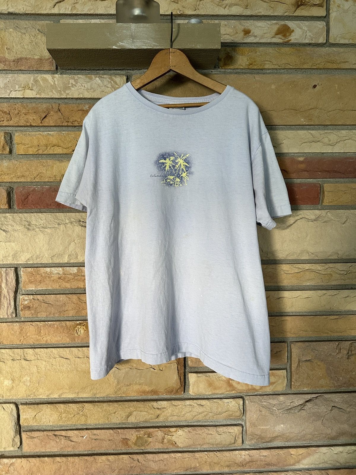 Columbia Vintage Columbia Sportswear Palm Trees Graphic Tee Size XL / US 12-14 / IT 48-50 - 1 Thumbnail