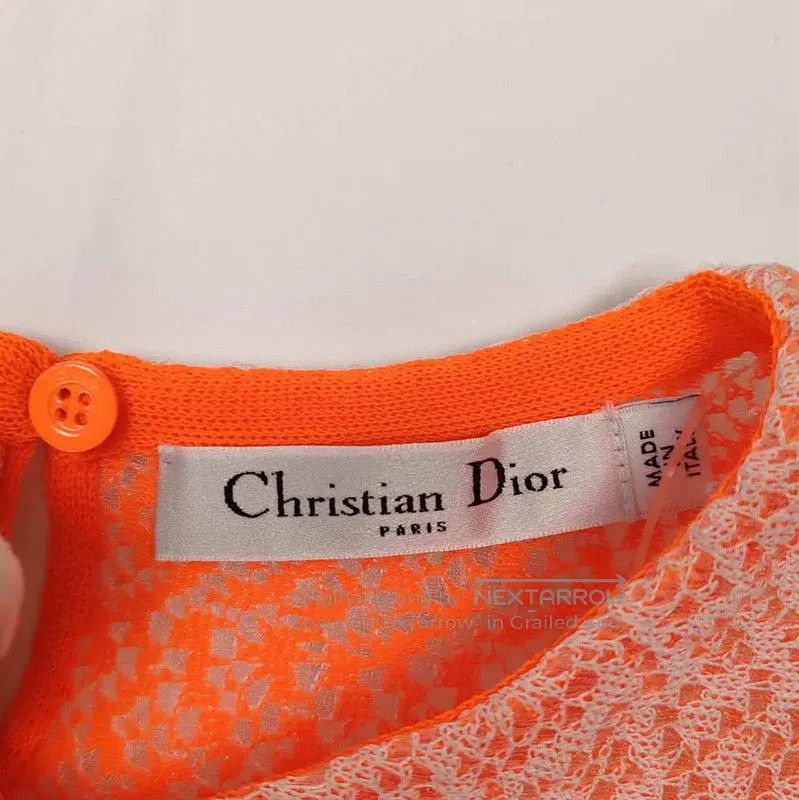 Dior Dior Orange Viscose Short. Size M / US 6-8 / IT 42-44 - 4 Thumbnail
