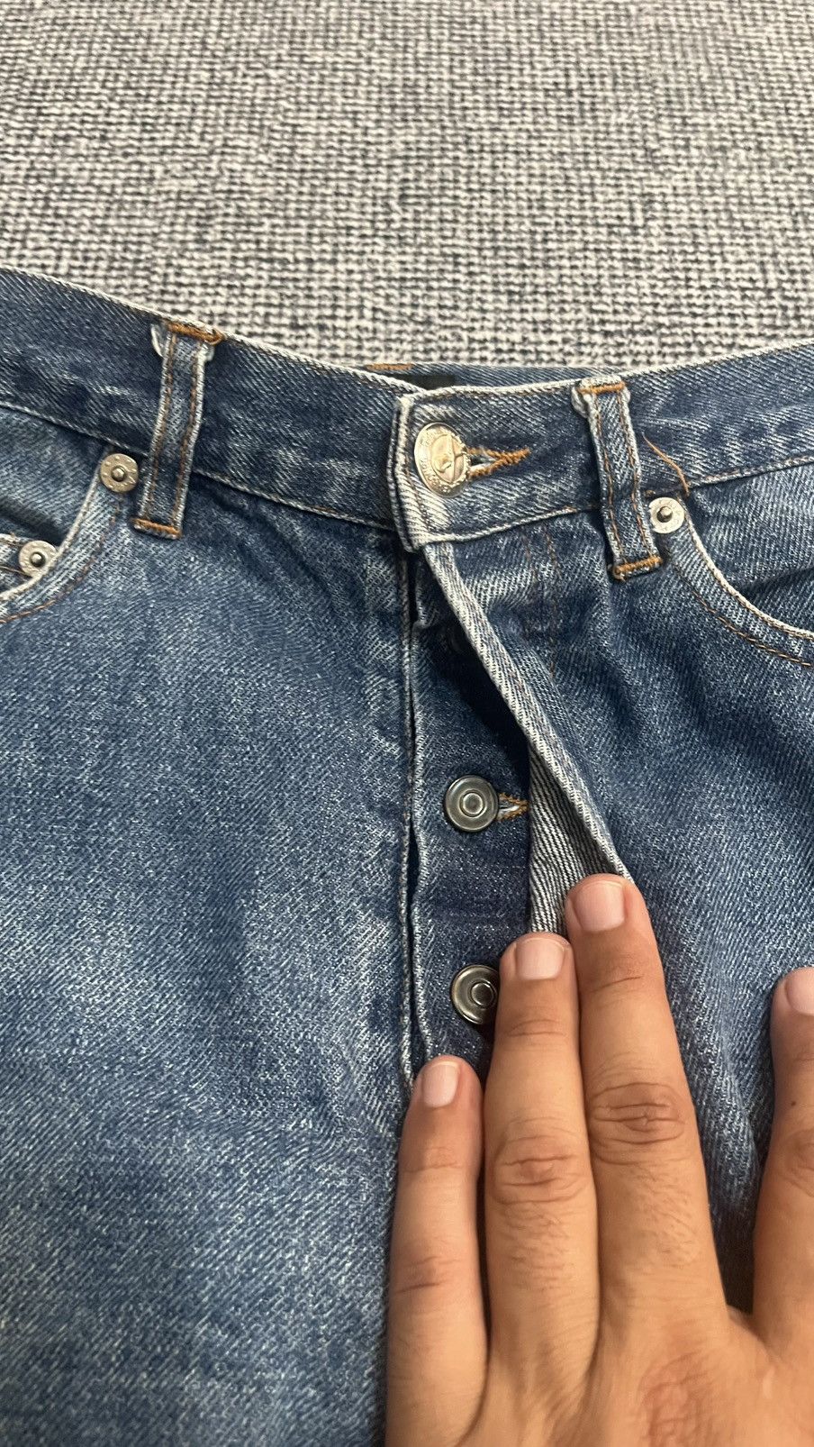A.P.C. Vintage APC Distressed APC Selvedge jeans Size US 30 / EU 46 - 6 Thumbnail