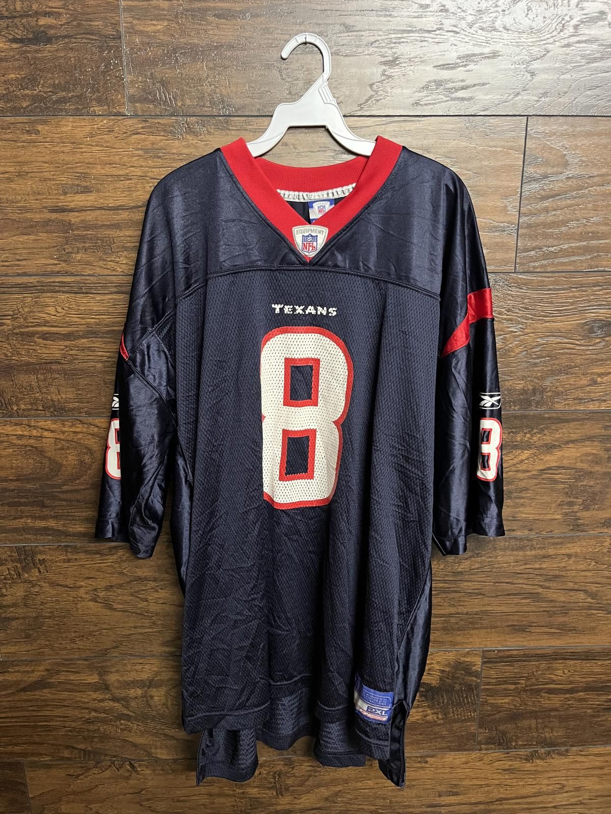 NFL Houston Texans Jersey - Reebok David Carr #8 Football Jersey Size US XXL / EU 58 / 5 - 2 Thumbnail