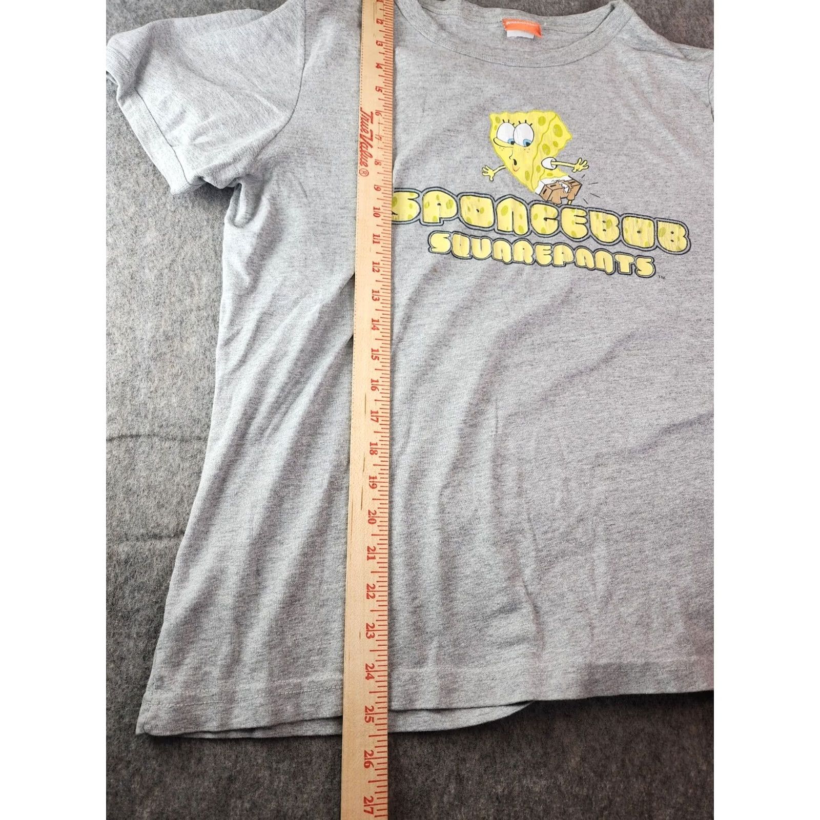 Nickelodeon VINTAGE SpongeBob Squarepants Nickelodeon T-Shirt L Large Gray Unisex Adults Mens Womens Boys Girls Size L / US 10 / IT 46 - 8 Thumbnail