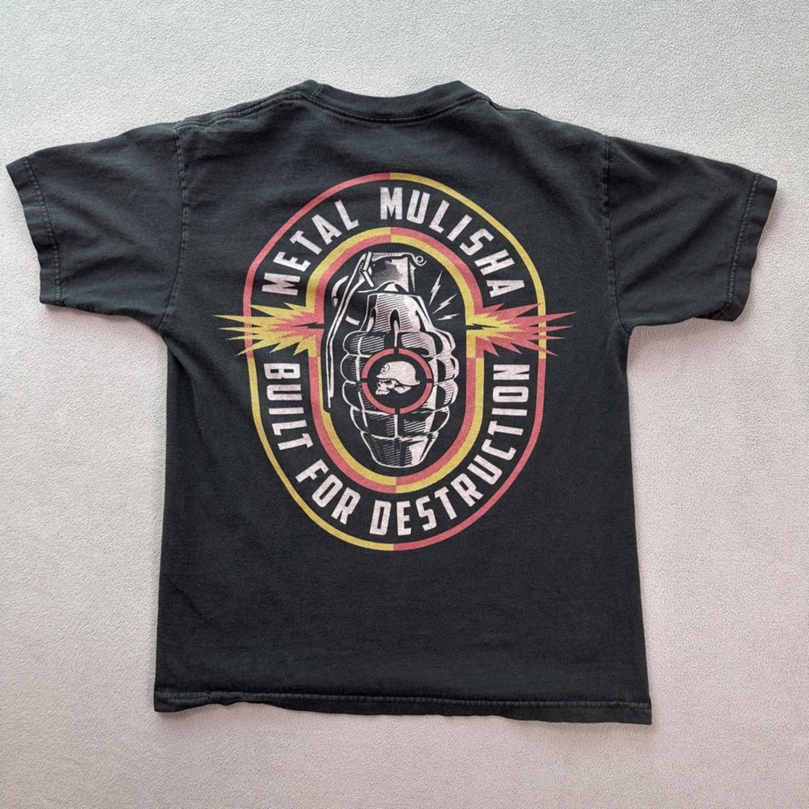 Metal Mulisha Vintage Metal Mulisha Mens T Shirt Grenade Graphic Black Size US M / EU 48-50 / 2 - 2 Thumbnail