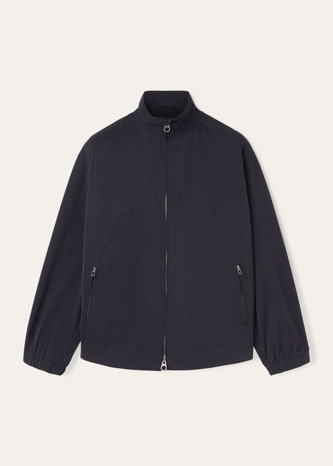 Loro Piana o1w1db10725 FAO4840 Keit Bomber Jacket in Navy Blue Size US L / EU 52-54 / 3 - 1 Thumbnail