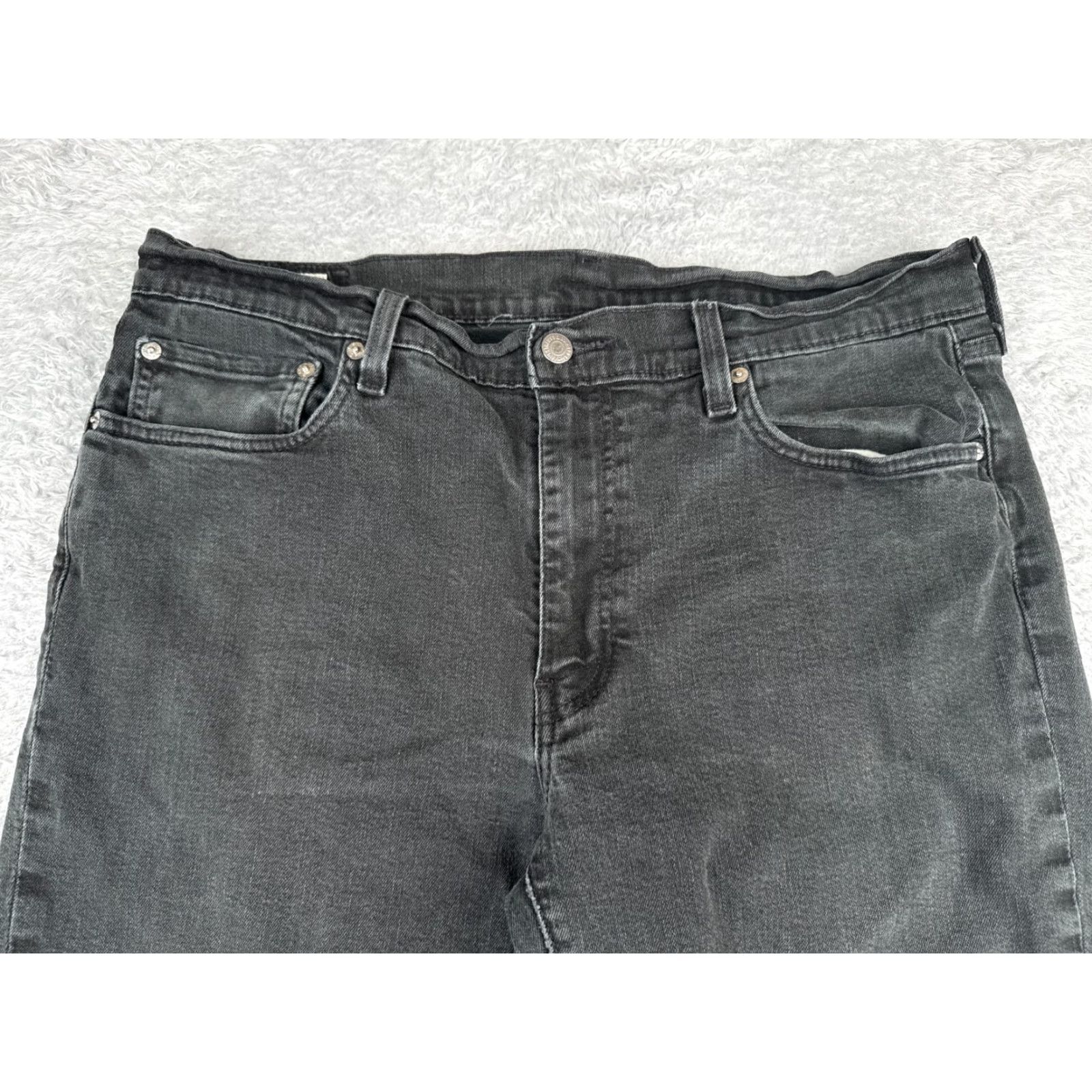 Levi's Levi's 541 Jeans Black Denim 36x34 Button Fly 5-Pocket Cotton Straight Regular Mens Pants Jeans Size US 36 / EU 52 - 4 Thumbnail