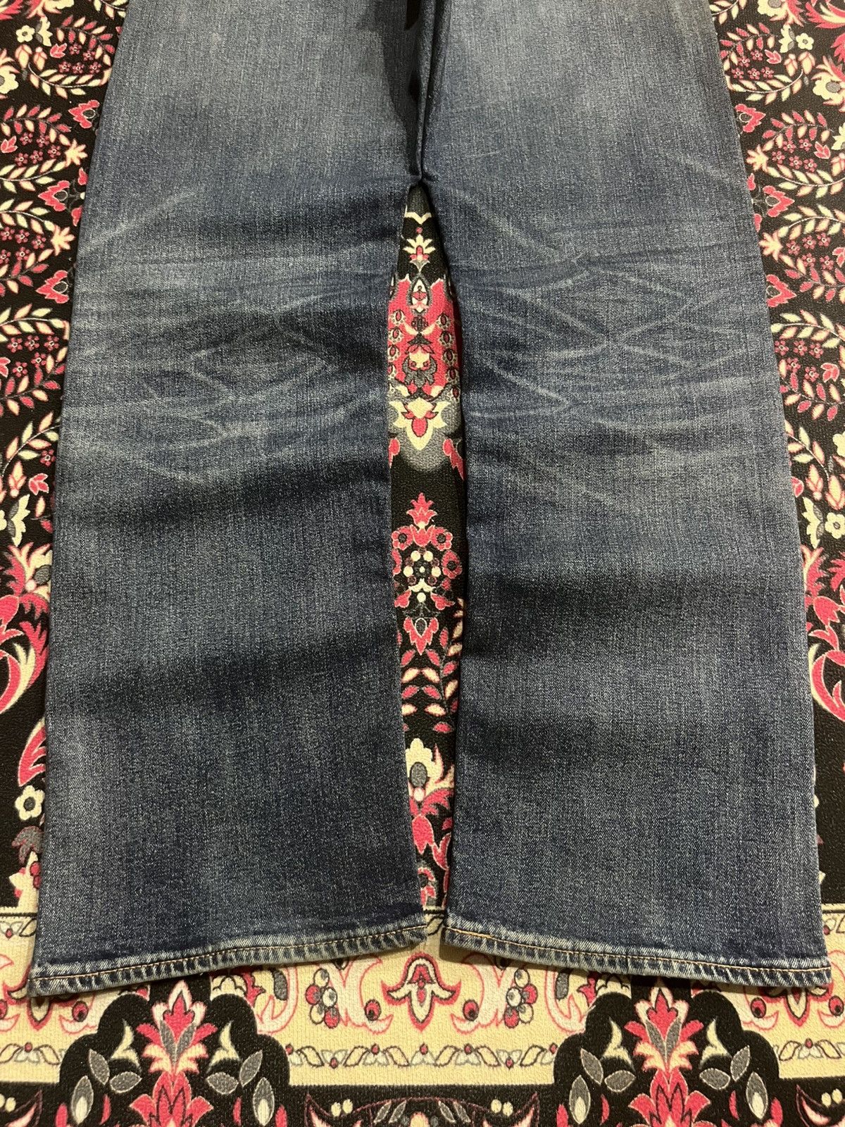 Levi's Vintage Levi’s 569 Big E Non Selvedge Blue Washed Jeans Size US 31 - 11 Thumbnail