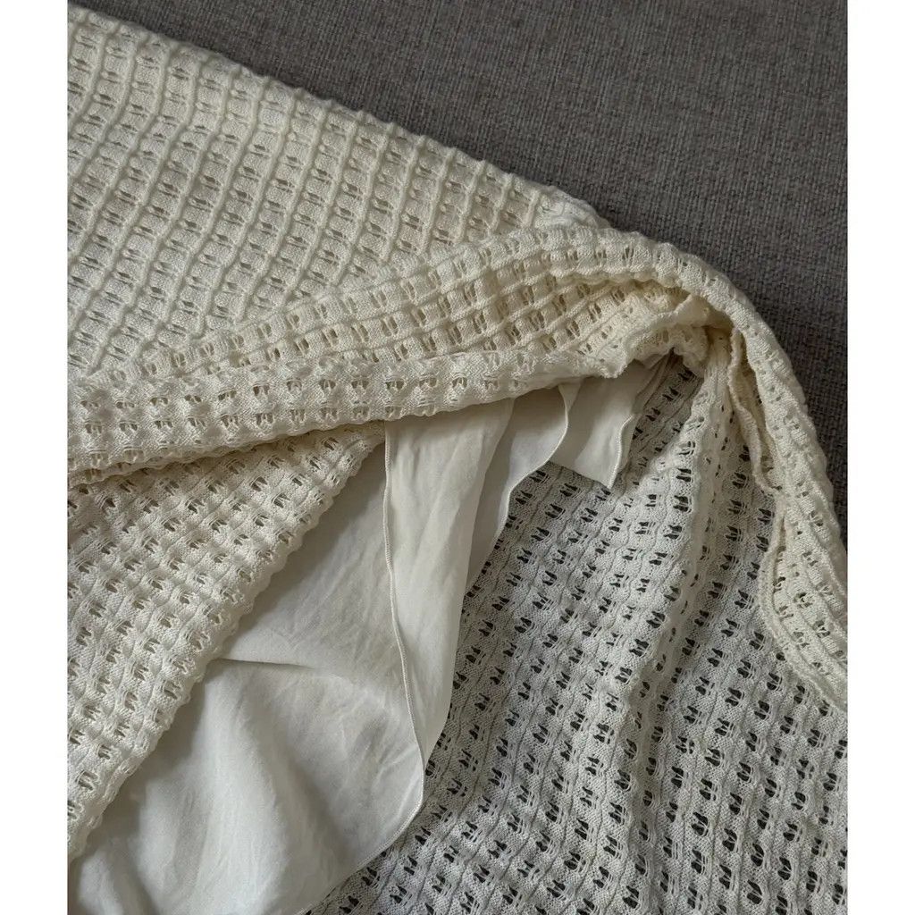 Louis Vuitton Louis Vuitton Knit Wool Mid-Length Dress Ivory Cream Size M Size M / US 6-8 / IT 42-44 - 8 Thumbnail