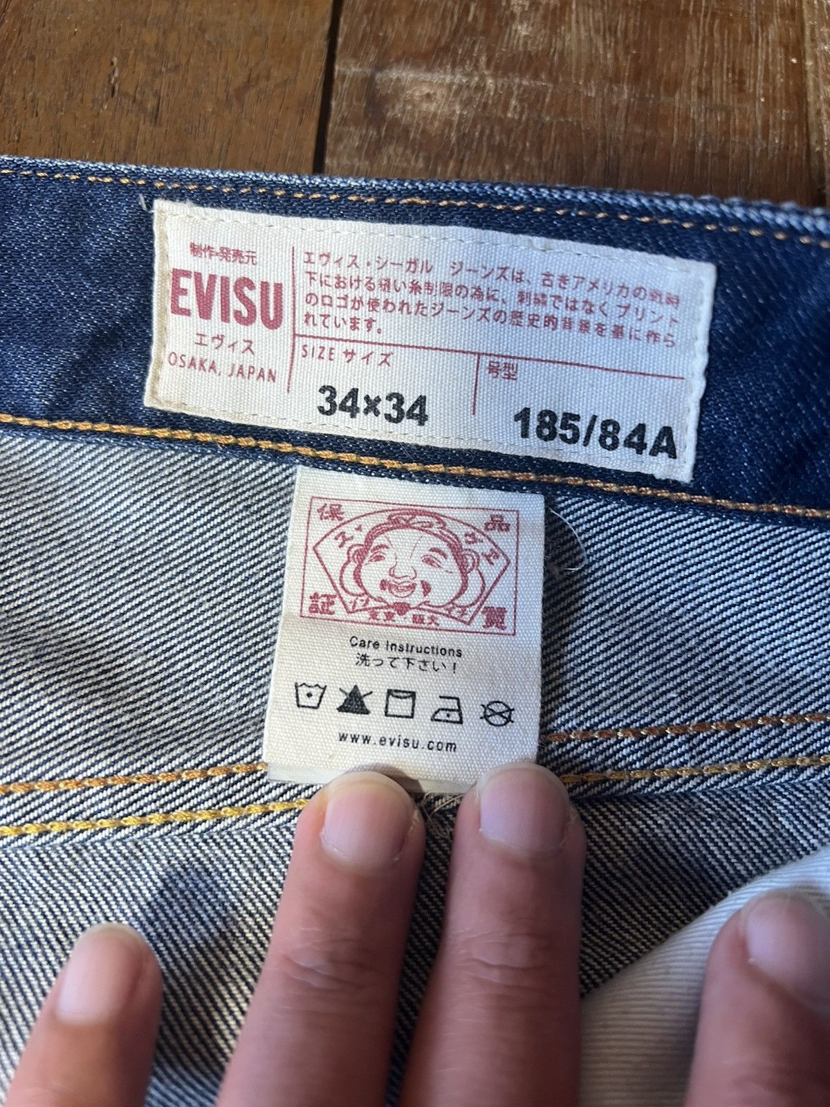 Evisu Evisu Daicock Denim Pants Size US 34 / EU 50 - 12 Thumbnail