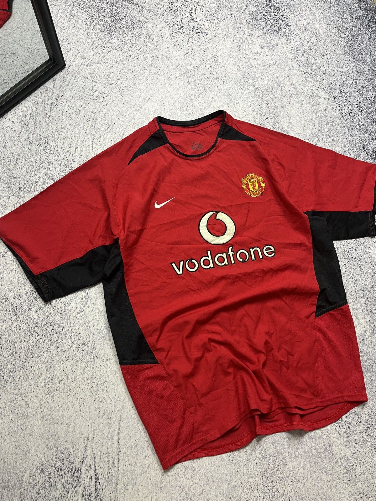 Nike Nike Manchester United 2002/2004 Home Vintage Soccer Jersey Size US L / EU 52-54 / 3 - 4 Thumbnail