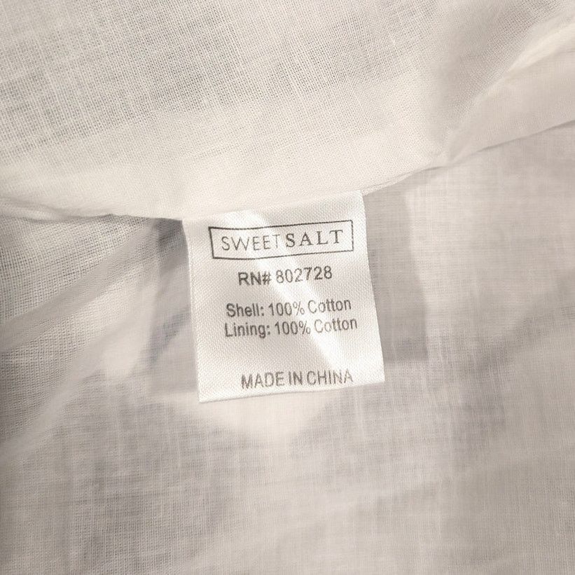 Other Sweet Salt Midi Summer Black and White Floral Dress Large Size L / US 10 / IT 46 - 6 Thumbnail