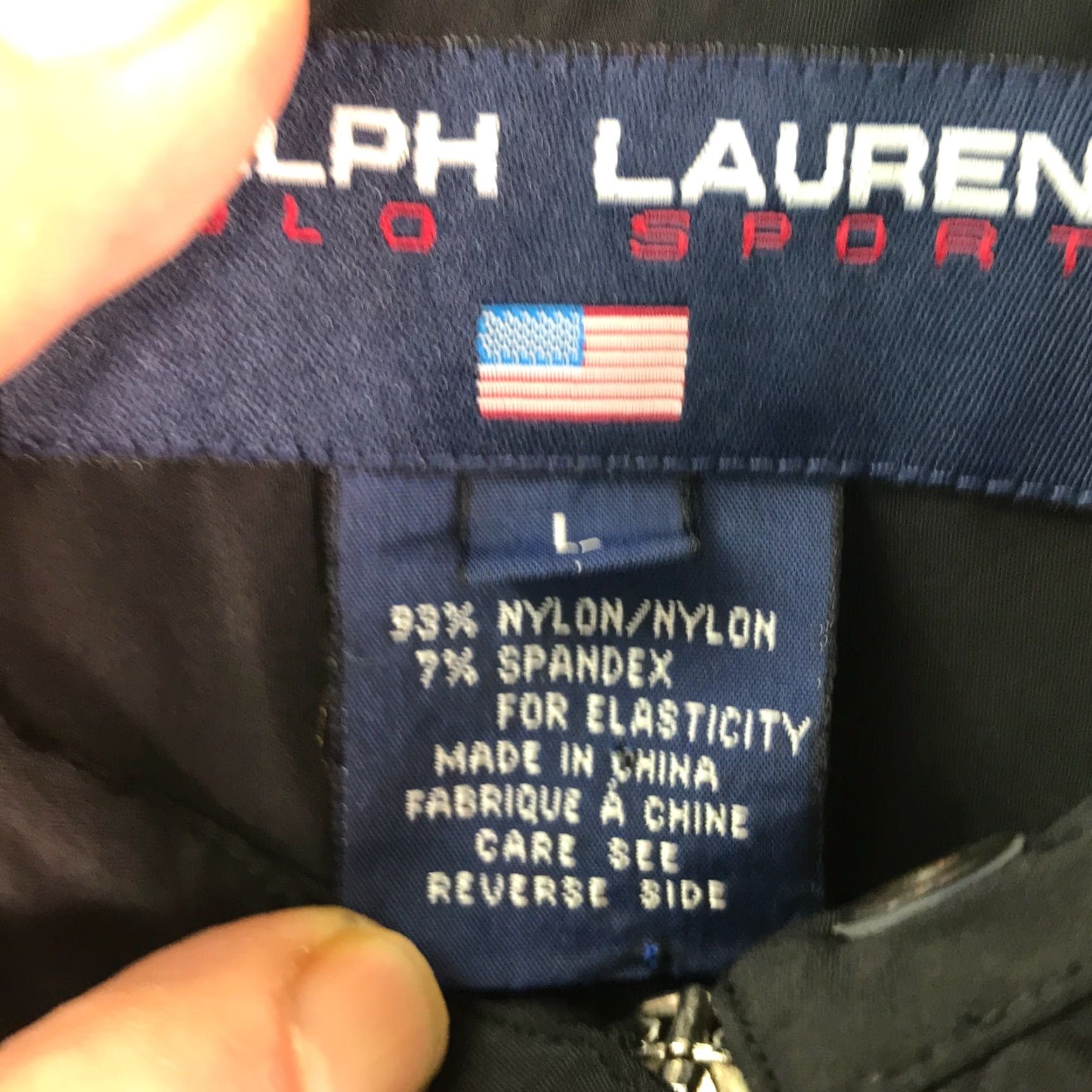 Ralph Lauren Ralph Lauren Polo Sports Men's Black Long Sleeve Full Zip Lined Jacket Size Large Size US L / EU 52-54 / 3 - 3 Thumbnail