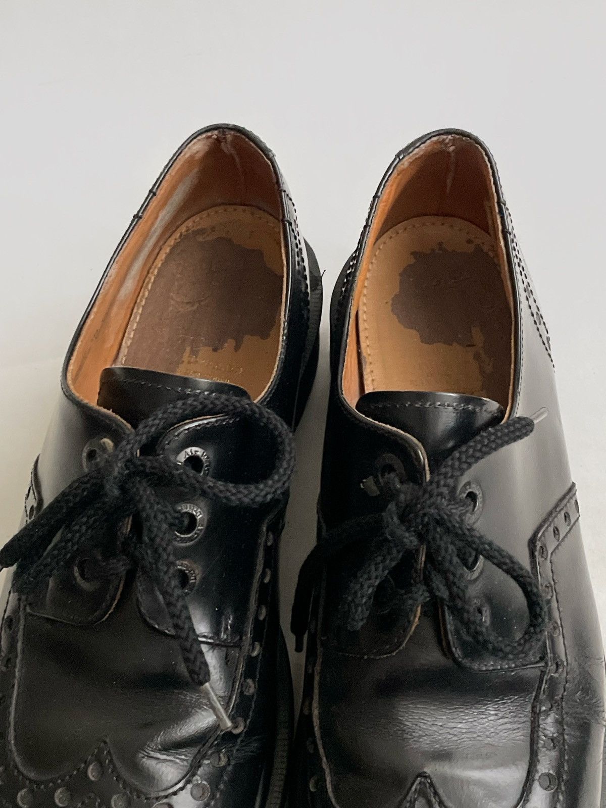 Dr. Martens × Vintage Vintage Dr.Martens brogue platforms leather shoes England Size US 9 / IT 39 - 7 Thumbnail