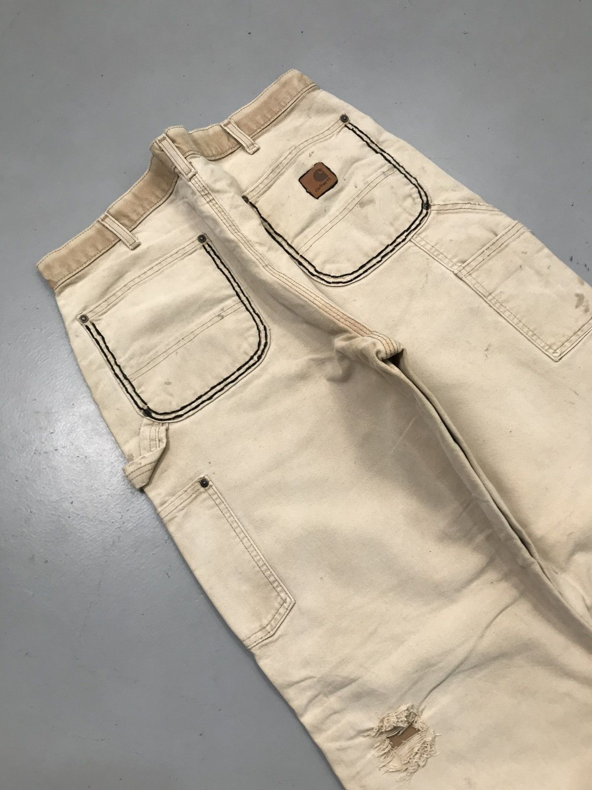 Carhartt 10f1 vintage carhartt handstitch b01 brn double knee Size US 36 / EU 52 - 7 Thumbnail