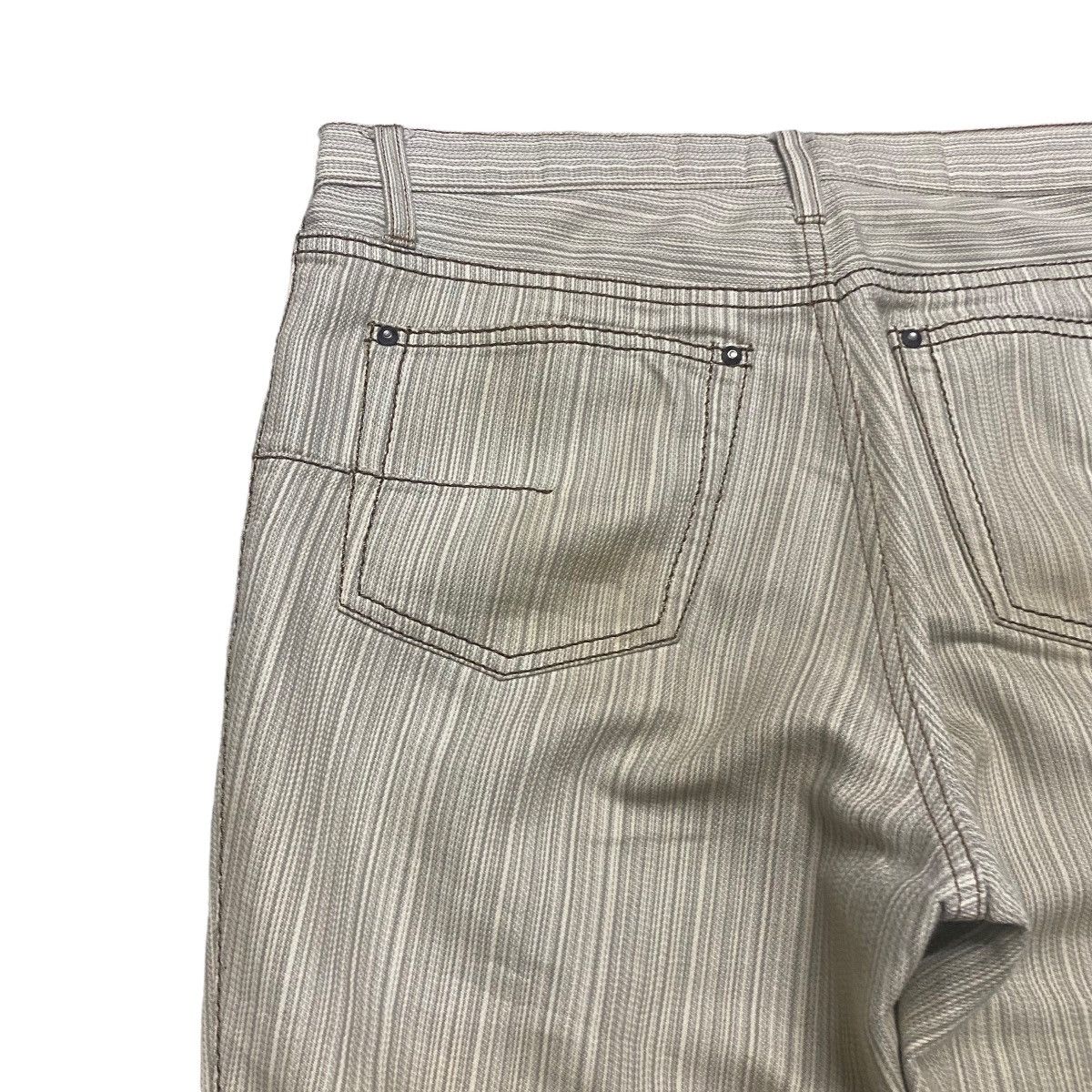 Japanese Brand Japanese Brand Elle Homme Striped Flare Pants Size US 31 - 10 Thumbnail
