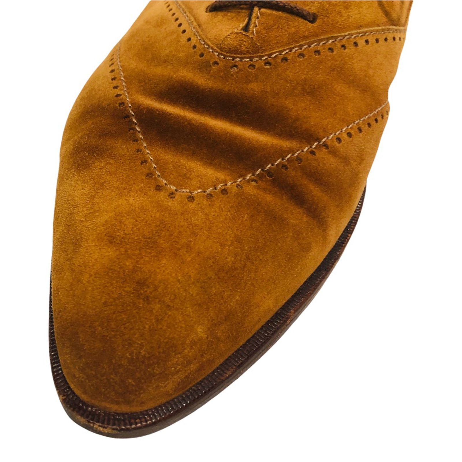 The Unbranded Brand Bottino Oxfords Shoes Brown Leather Pointed Toe Italy 13 Size US 13 / EU 46 - 7 Thumbnail