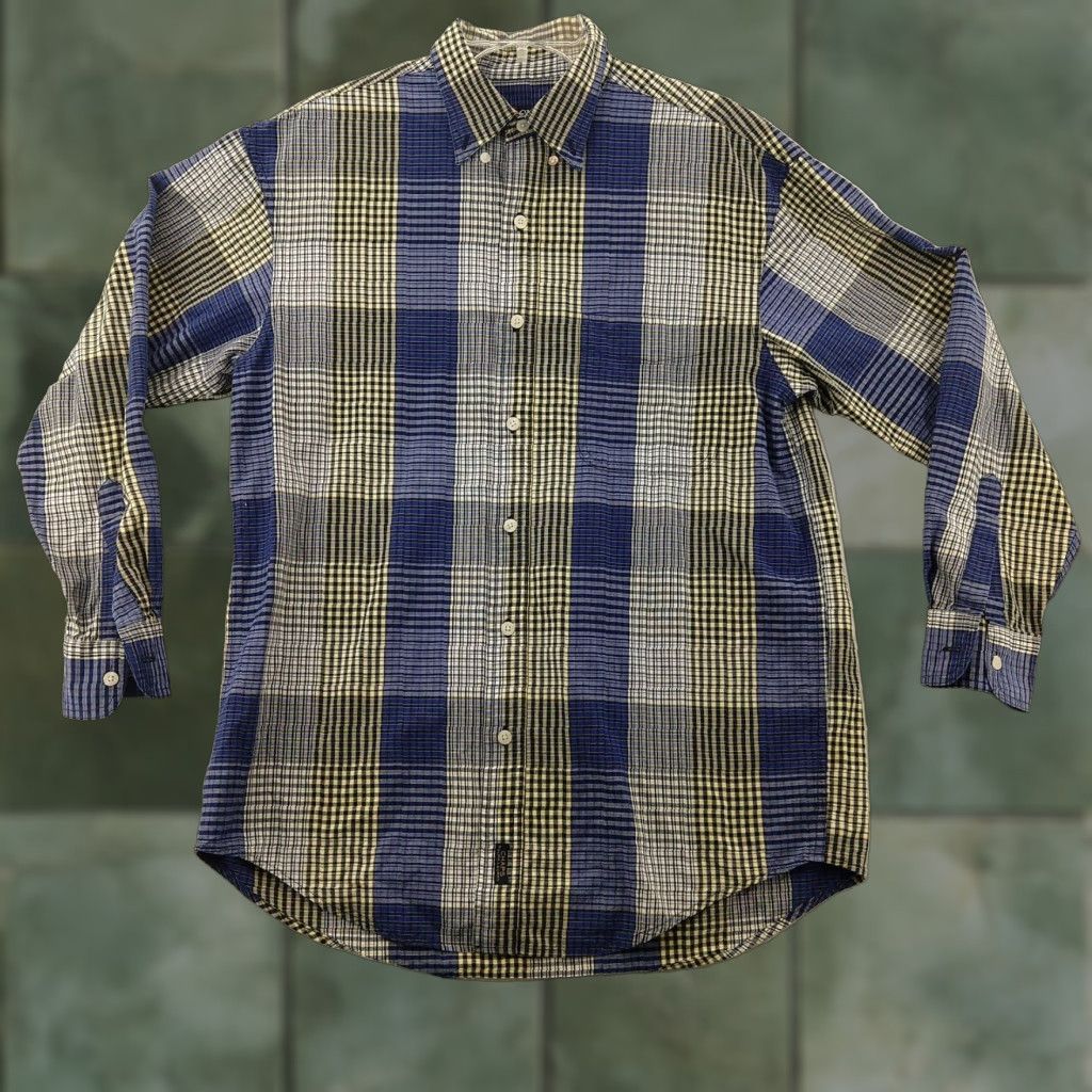 Ralph Lauren Ralph Lauren Chaps Plaid Long Sleeve Button Down Shirt Mens Medium Multicolor Size US M / EU 48-50 / 2 - 1 Thumbnail