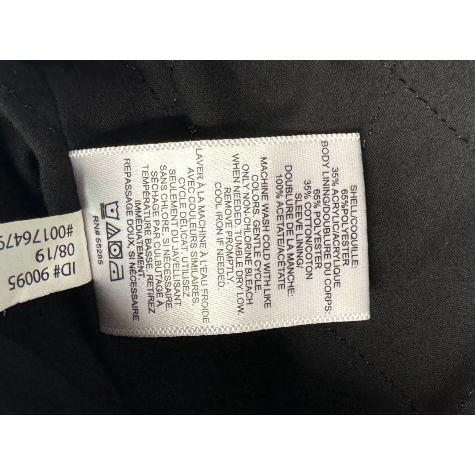 Express EXPRESS Black Flannel Jacket Mens S Snap Up Winter Faux Fur Lining Regular Everyday Vibrant Solid - Express Size US S / EU 44-46 / 1 - 4 Thumbnail
