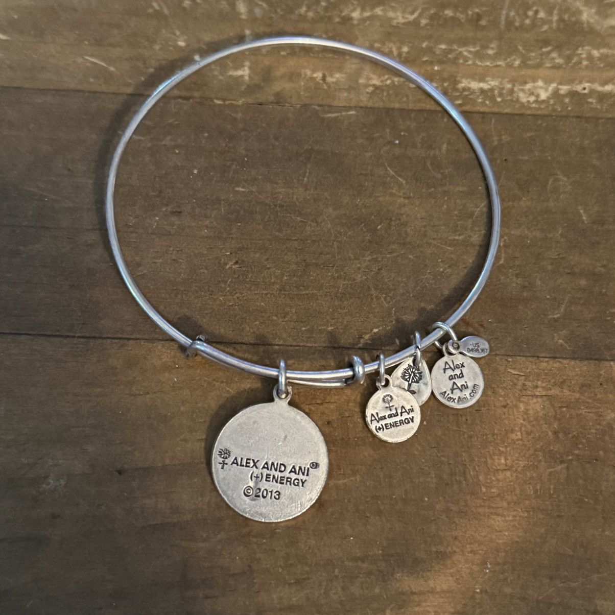 Other Alex and Ani initial letter N expandable charm bracelet Size ONE SIZE - 2 Thumbnail