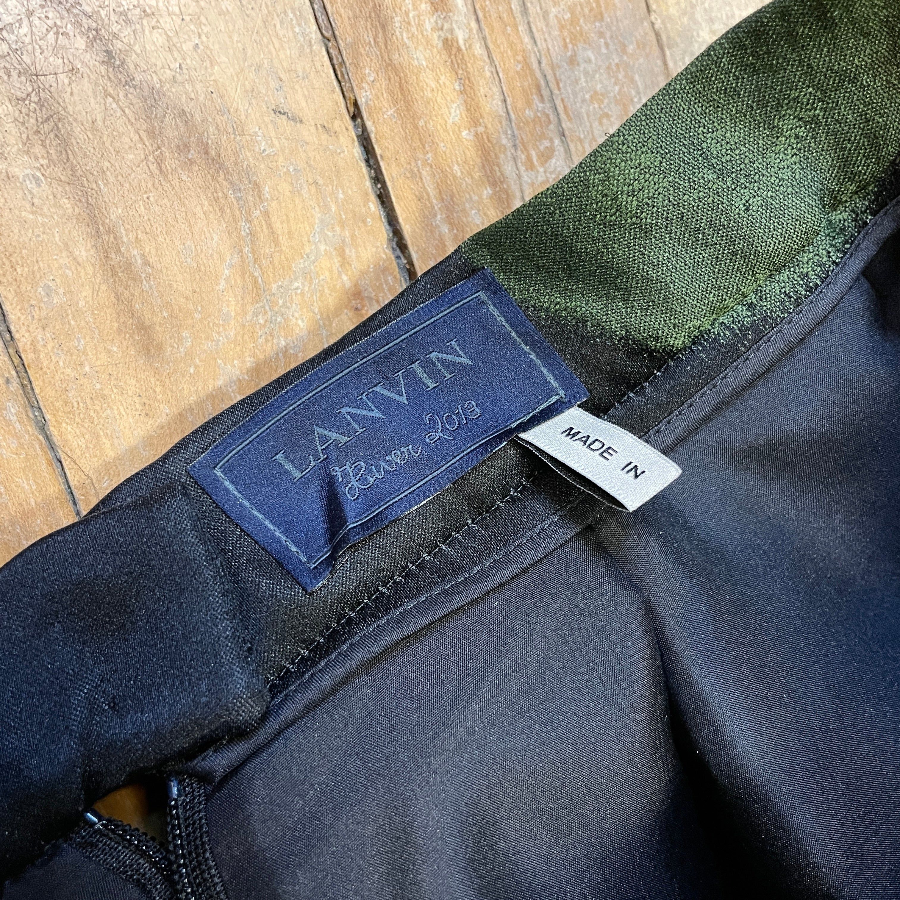 Lanvin Lanvin Fall '13 Vintage Designer Moody Floral Statement Skirt Made In France Size 29" Size 29" - 7 Thumbnail