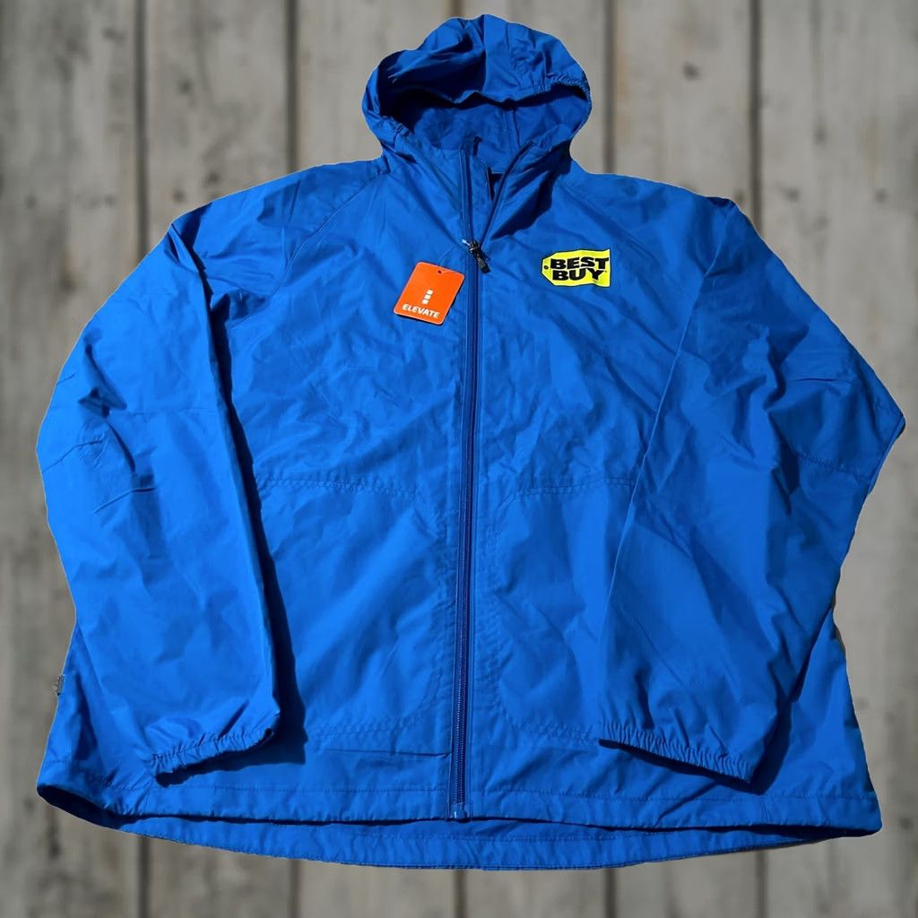 Vintage Elevate Windbreaker Jacket Men L Blue NWT Best Buy Size US L / EU 52-54 / 3 - 1 Thumbnail