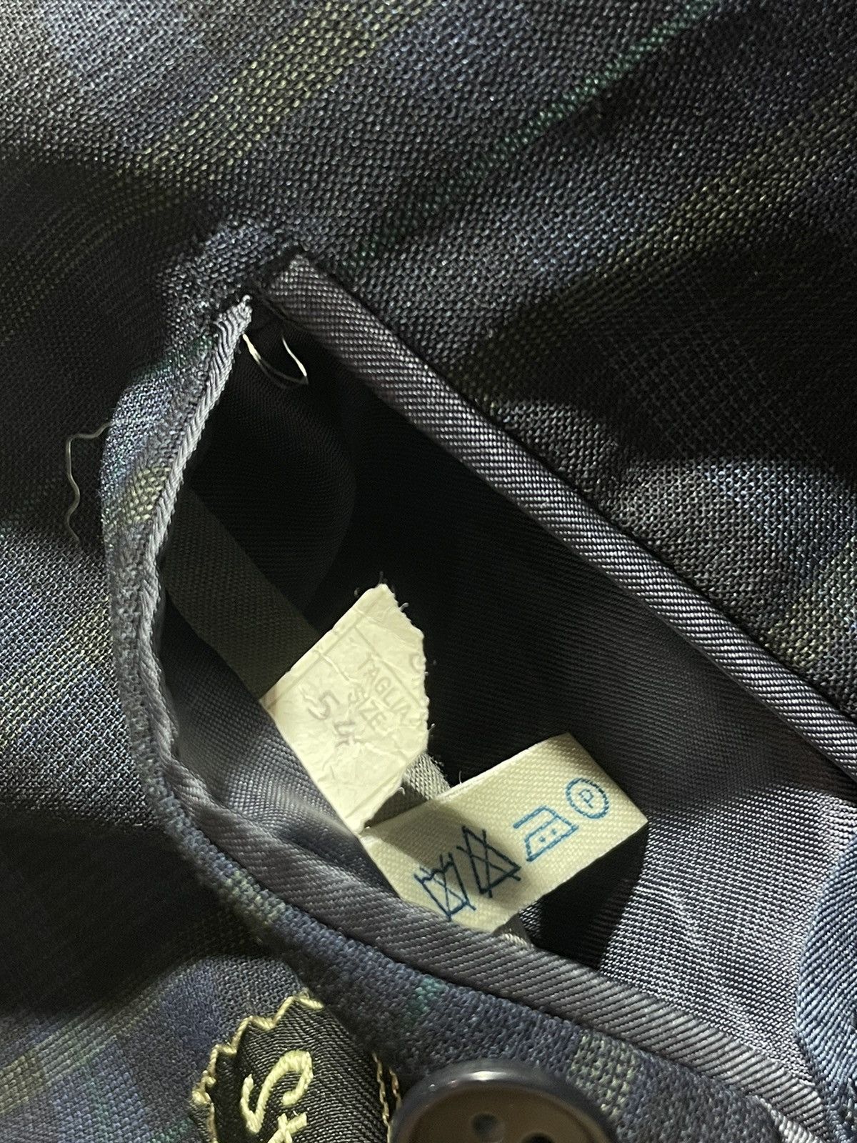 Ermenegildo Zegna Ermenergildo Zegna Plaid Blazer Size 54R - 13 Thumbnail