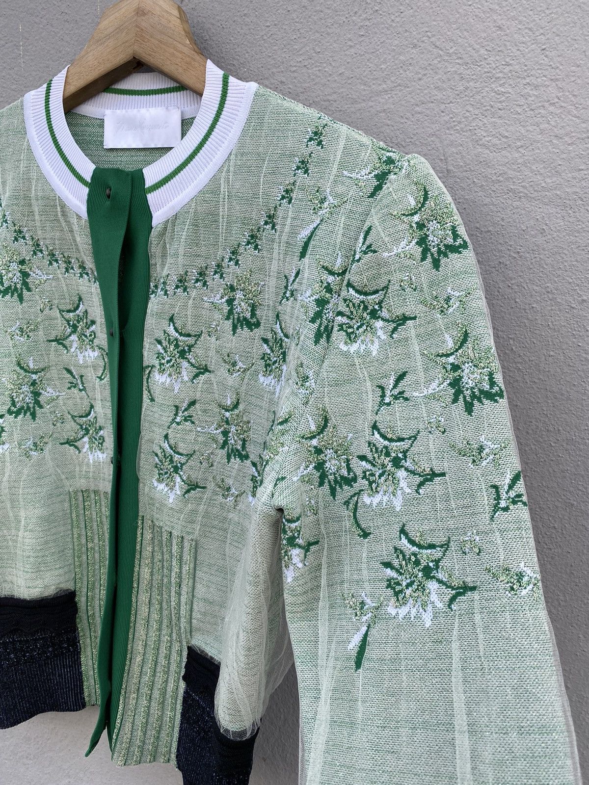Japanese Brand Mame Kurogouchi Floral Japanese Designer Size S / US 4 / IT 40 - 2 Thumbnail
