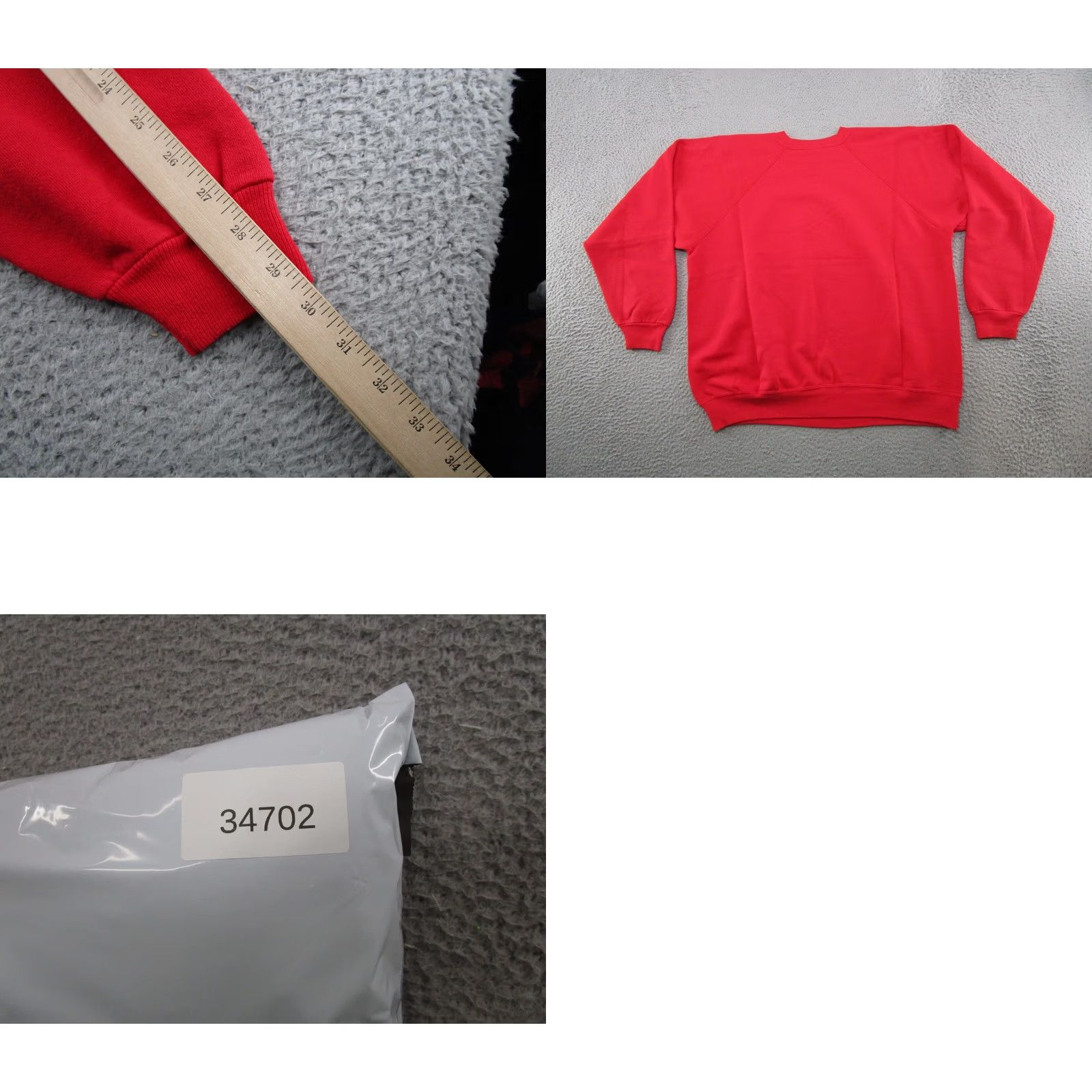 Hanes VINTAGE Hanes Sweatshirt Raglan Crew Neck 80s Music Ravinia Festival Red L Men Shirt/ Sweater Size US L / EU 52-54 / 3 - 8 Thumbnail