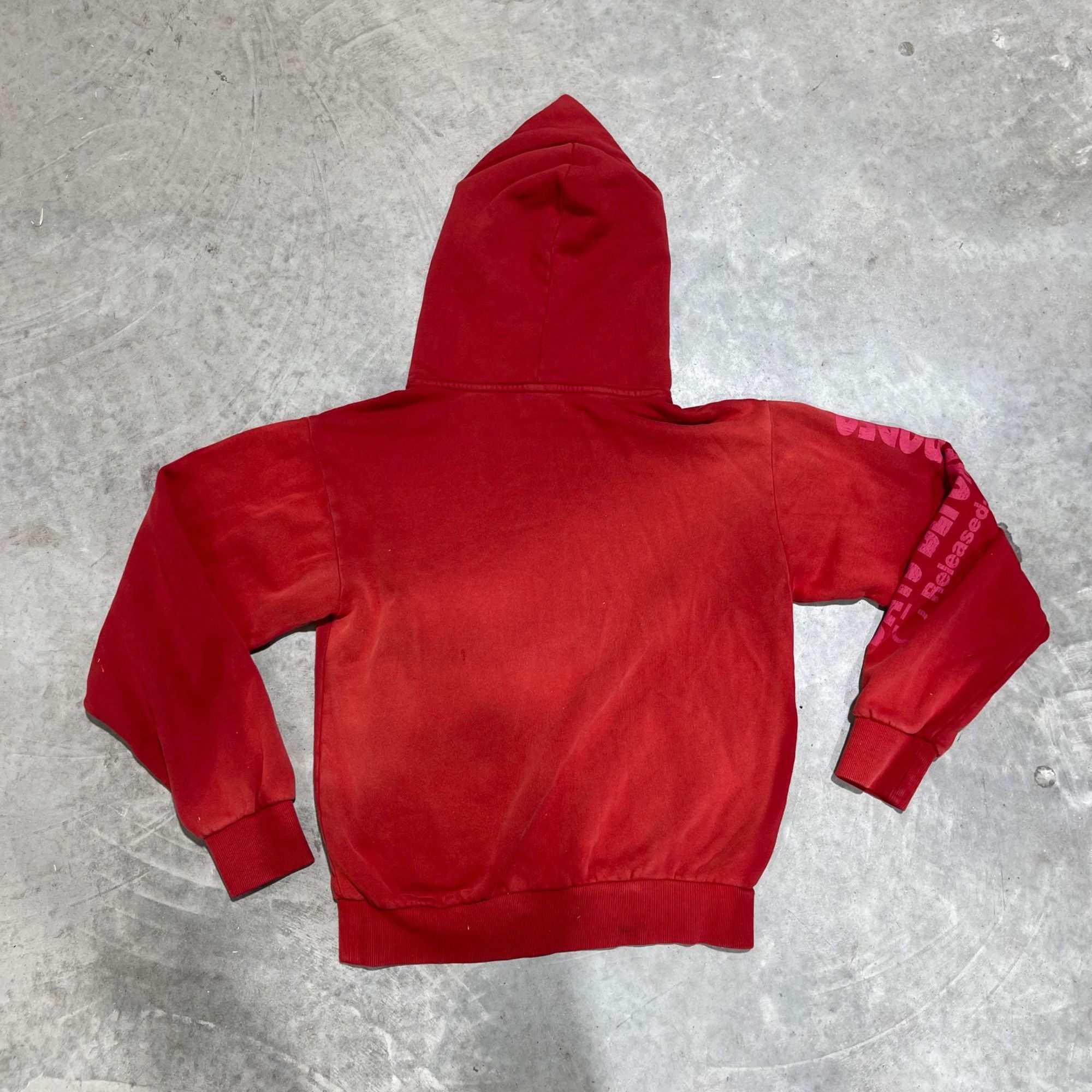 NEW TRAVIS SCOTT DAYS BEFORE RODEO RED HOODIE SZ SMALL