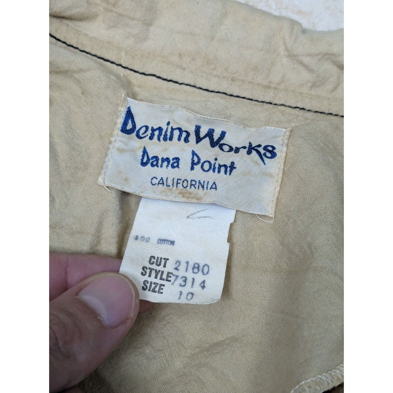 Other Vtg Denim Works Bell Bottom Outfit Set (Top: 10) (Pants: 14) Size ONE SIZE - 14 Thumbnail