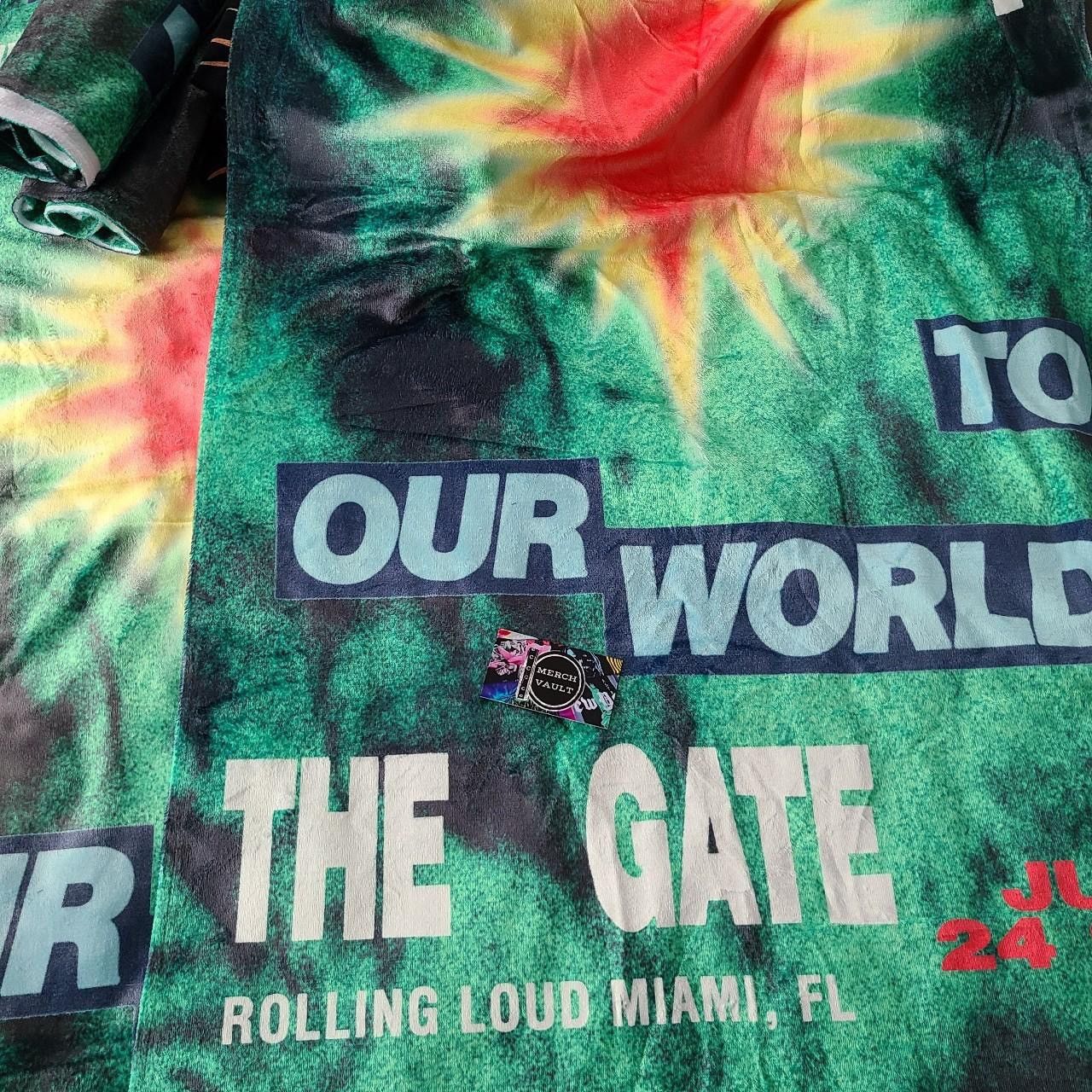 Travis Scott Utopia Rolling Loud Miami Towel Blanket Size ONE SIZE - 3 Thumbnail