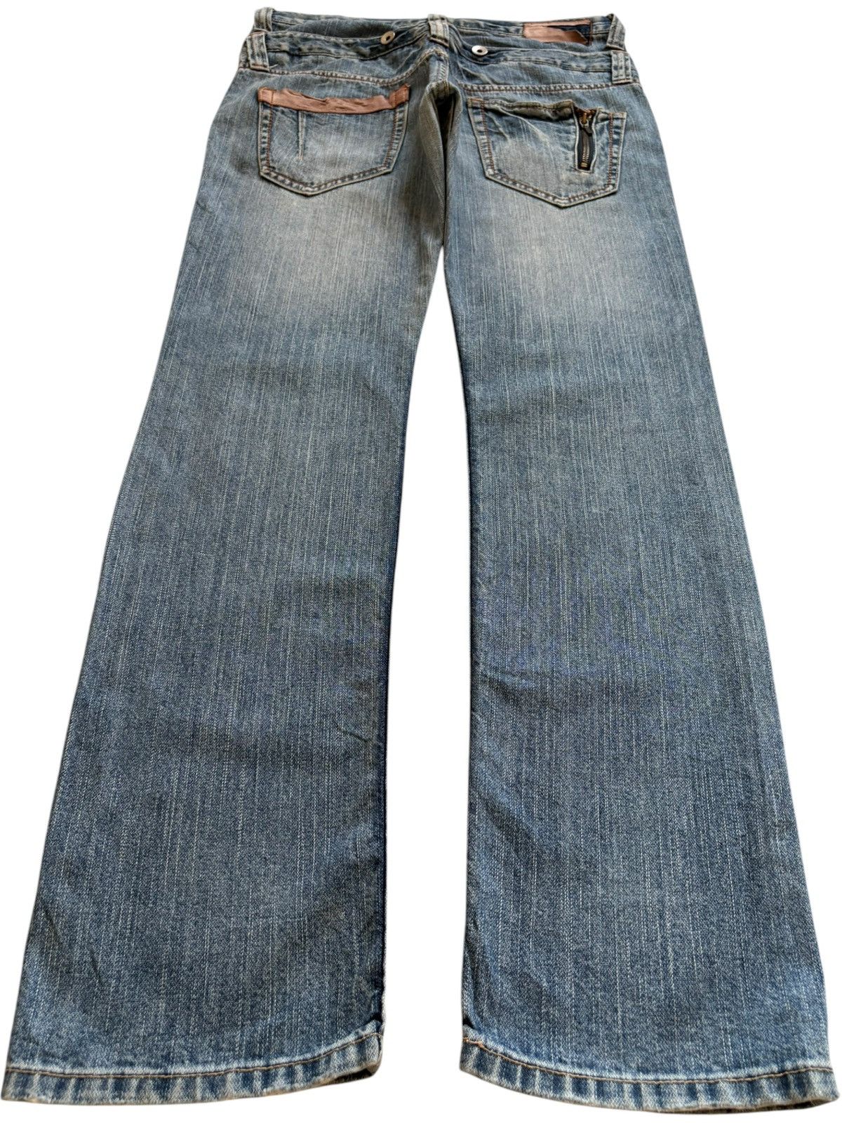 Japanese Brand Vintage Japanese Brand Double Waist Bush Pant Jeans Size US 32 / EU 48 - 2 Thumbnail