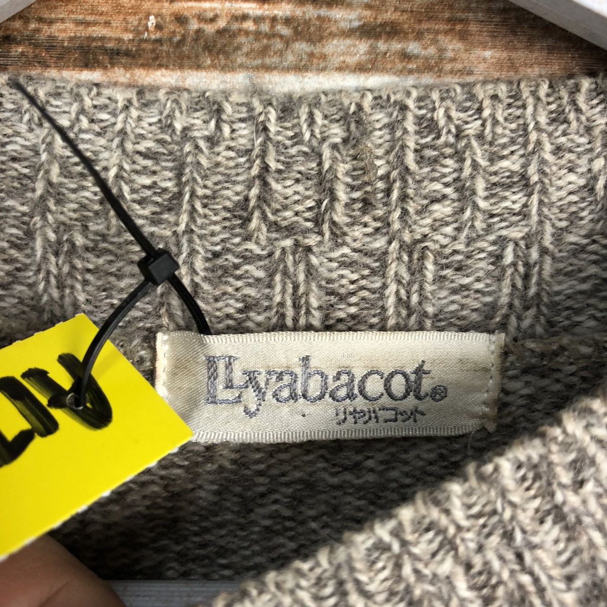 Homespun Knitwear × Japanese Brand Lya Bacot japan vintage Grey Knitwear #A1737 Size S / US 4 / IT 40 - 9 Thumbnail