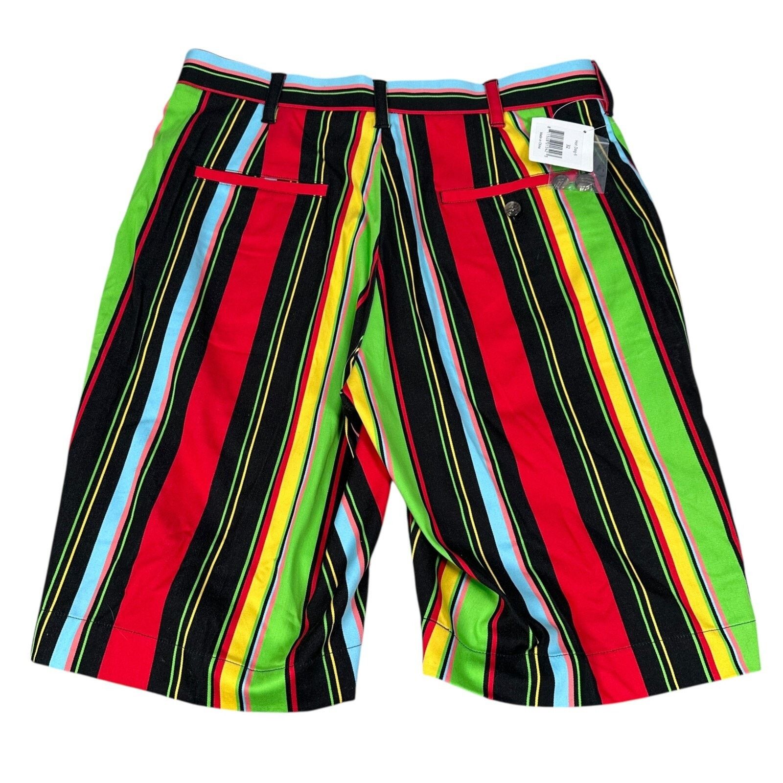 Other Loudmouth Hot Dog Golf Shorts Men’s 32 Multi-Striped Cotton Size US 32 / EU 48 - 2 Thumbnail