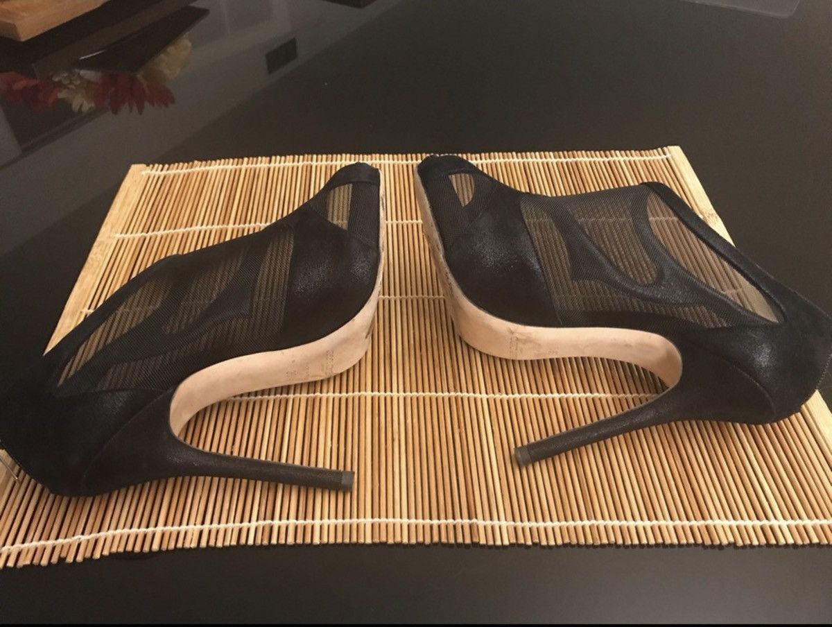 Jimmy Choo Jimmy Choo Peep Toe Heel Booties Size US 6 / IT 36 - 6 Thumbnail