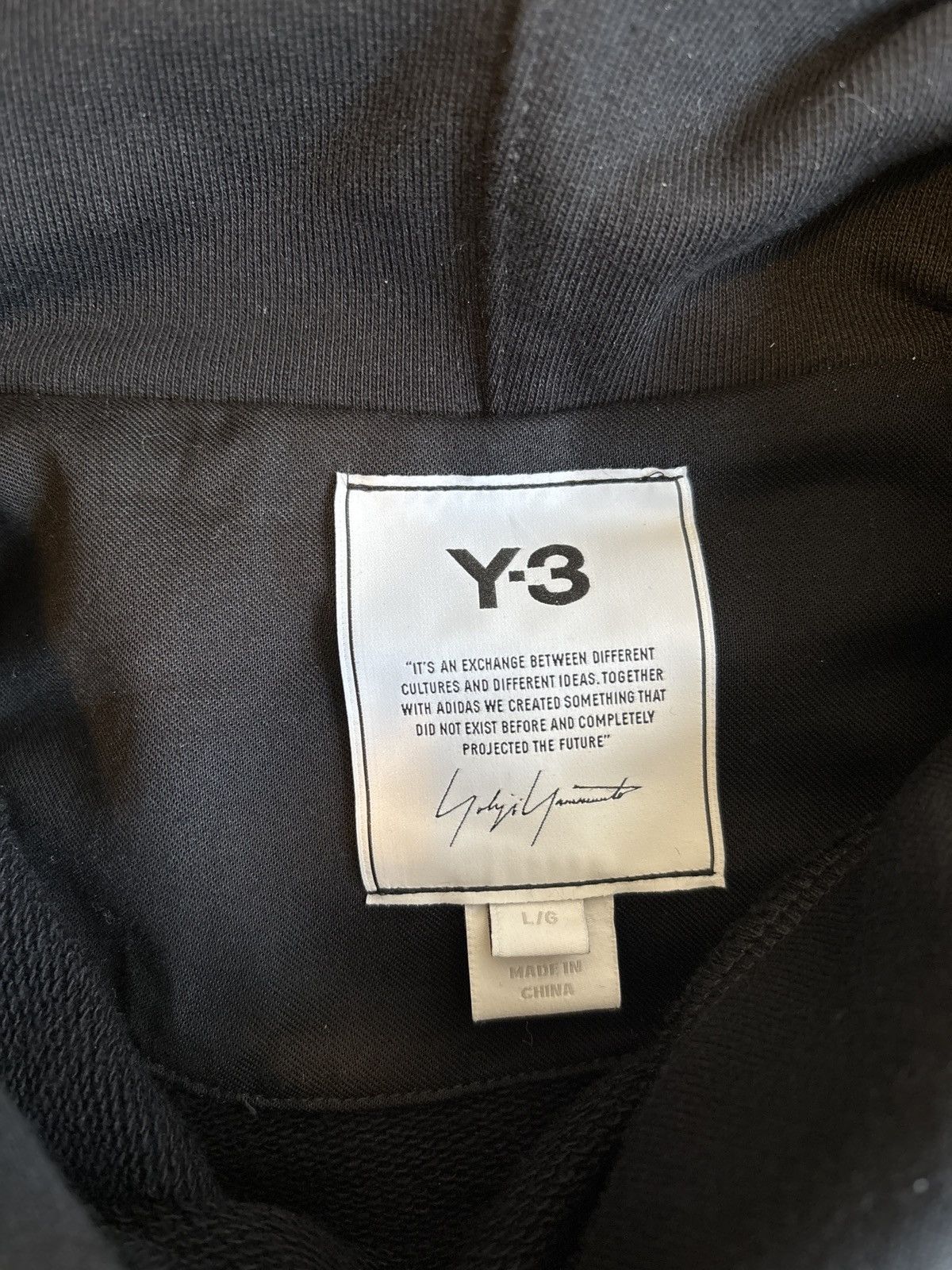 Yohji Yamamoto Y-3 Hoodie Size US L / EU 52-54 / 3 - 2 Thumbnail