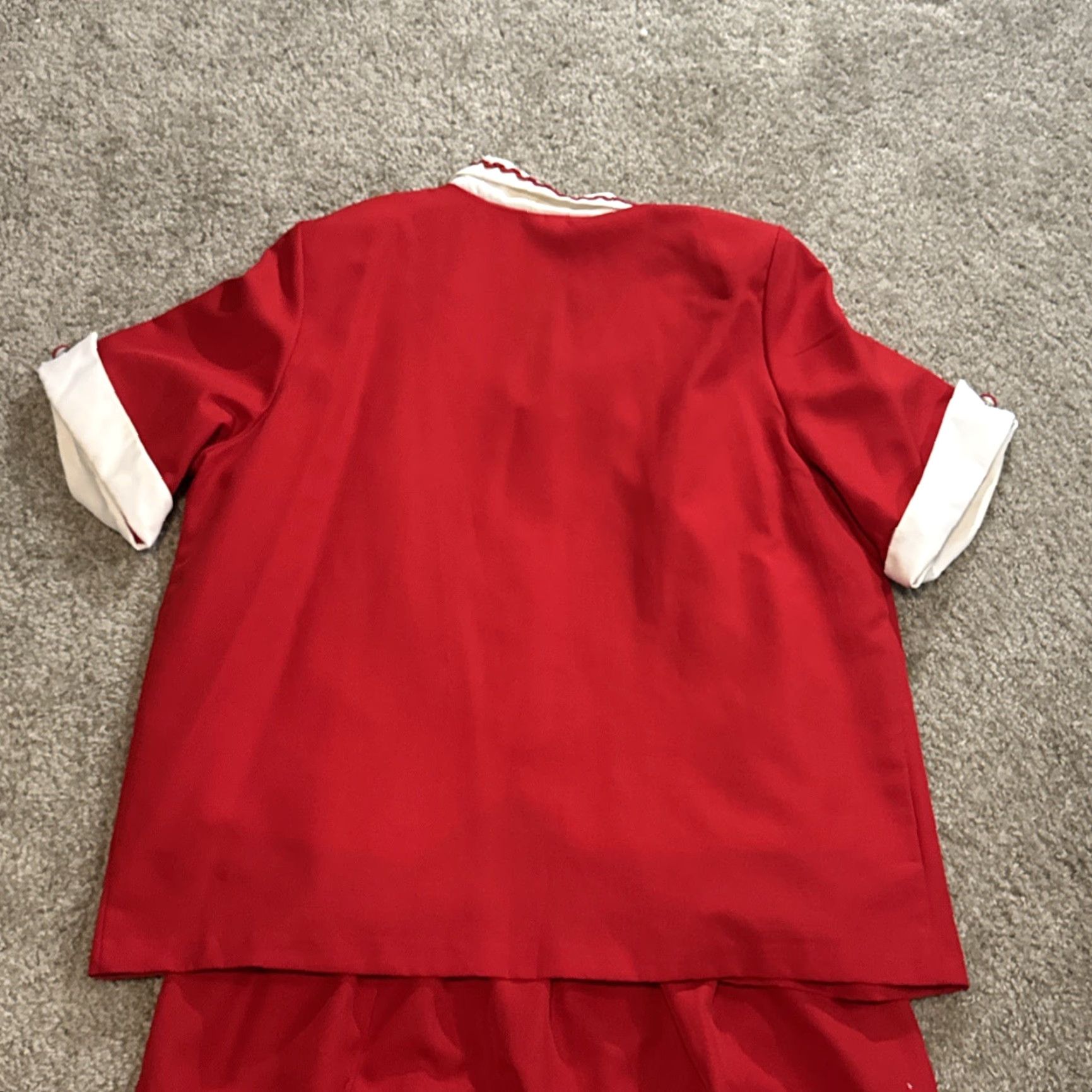 Vintage VINTAGE Lynn B for Ms Lea Women’s Business Suit Blazer Skirt 2X 3X Red Women’s Size 40" / US 18 - 6 Thumbnail