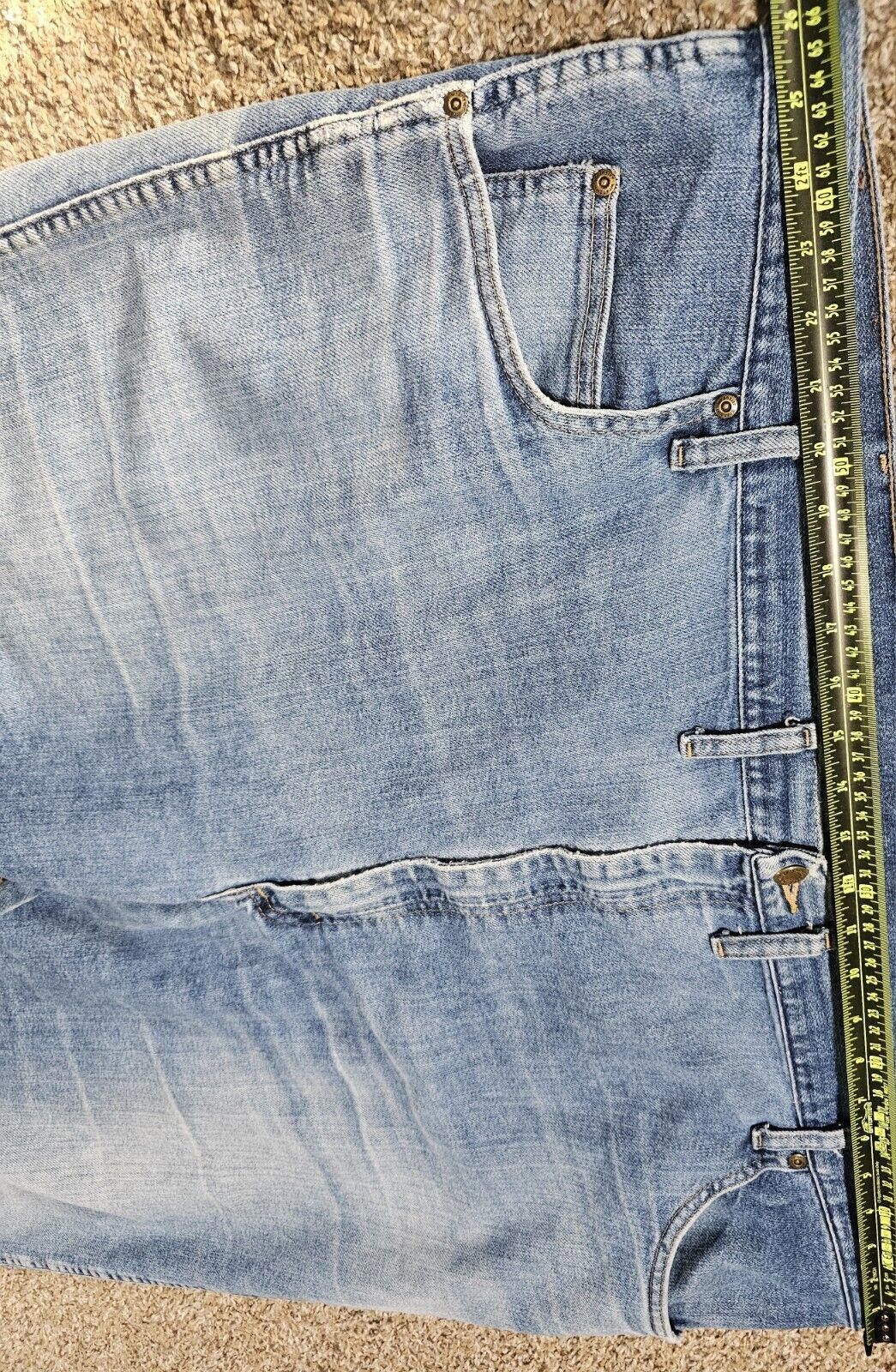 Wrangler Wrangler Rugged Wear Denim Men's 52x30 Light Wash Size US 44 / EU 60 - 3 Thumbnail