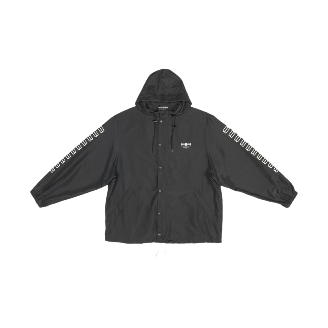 Balenciaga short windbreaker black Size US L / EU 52-54 / 3 - 1 Thumbnail