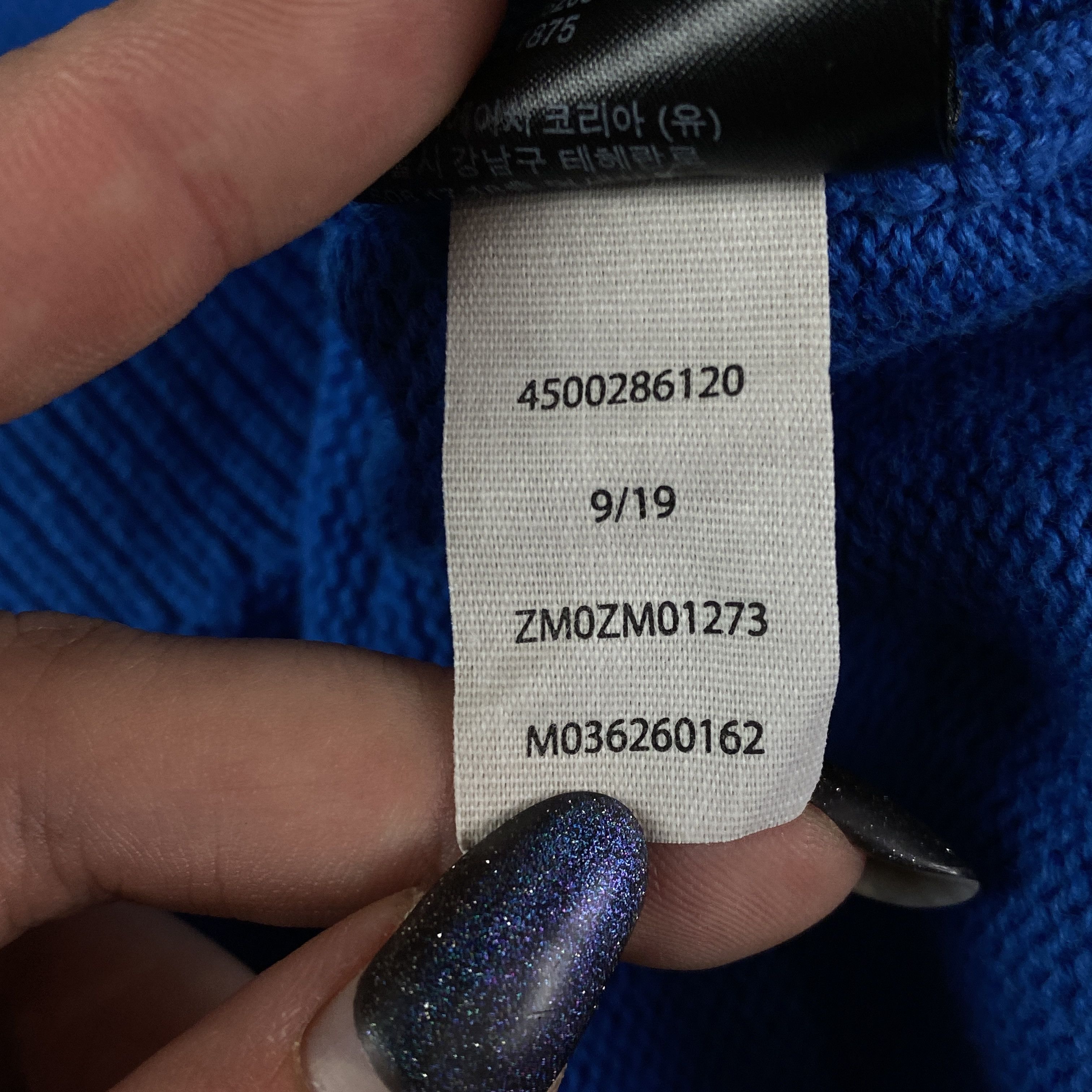 Calvin Klein Mens Vintage Sweater Calvin Klein Size M Blue Size US M / EU 48-50 / 2 - 6 Thumbnail