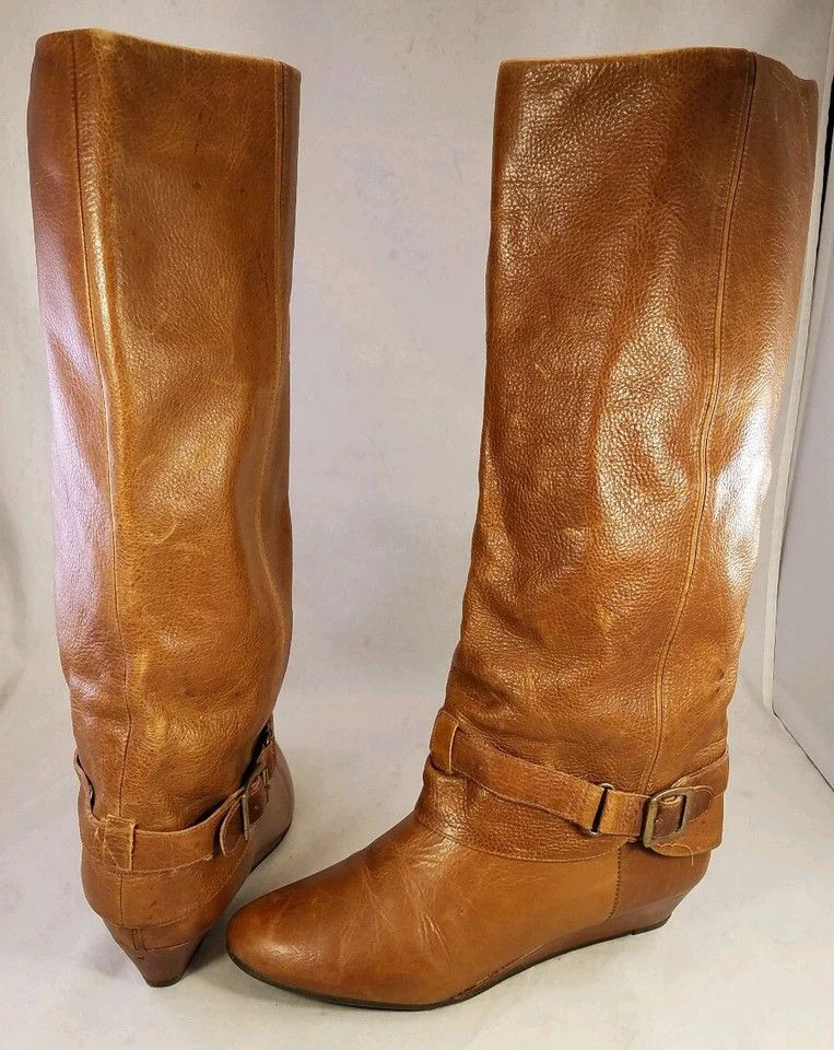 Steve Madden INVEST RIDING EQUESTRIAN RARE Size US 7.5 / IT 37.5 - 4 Thumbnail
