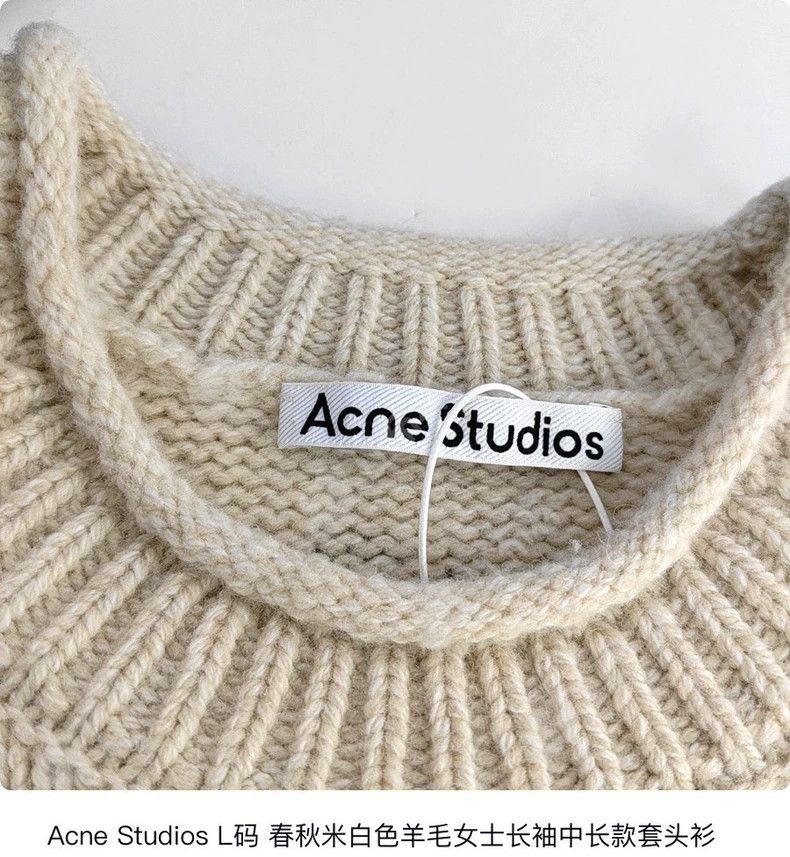 Acne Studios acne studios Bow patterned sweater 2503-Nextarrow Size US L / EU 52-54 / 3 - 5 Thumbnail