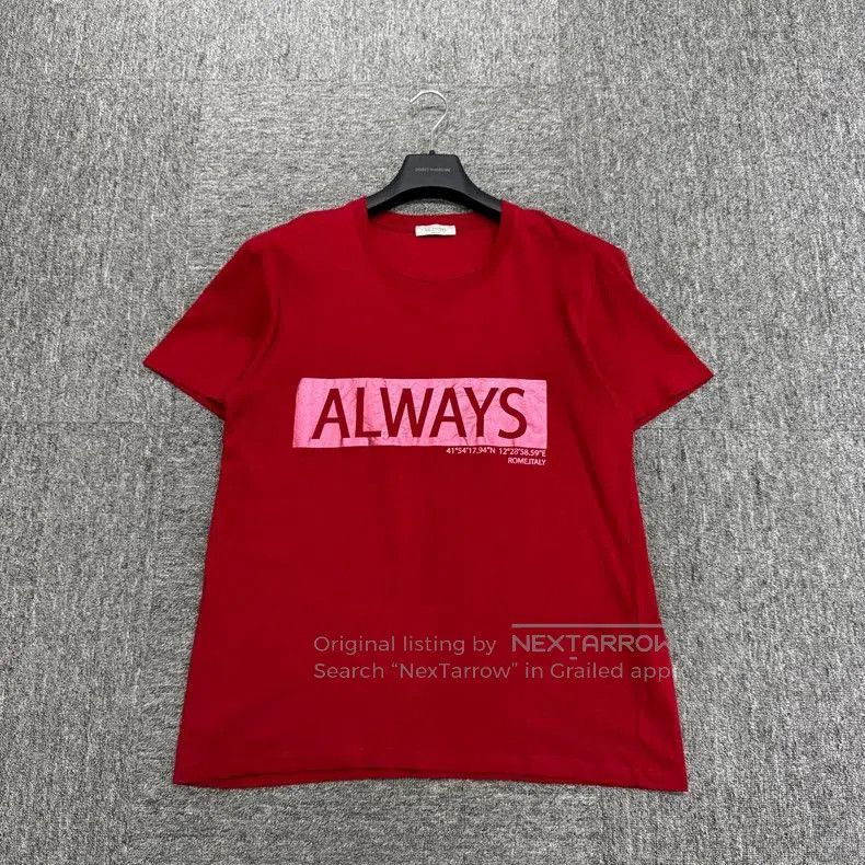 Valentino Valentino Red Letter Print Short Sleeve Tee. Size US L / EU 52-54 / 3 - 1 Thumbnail