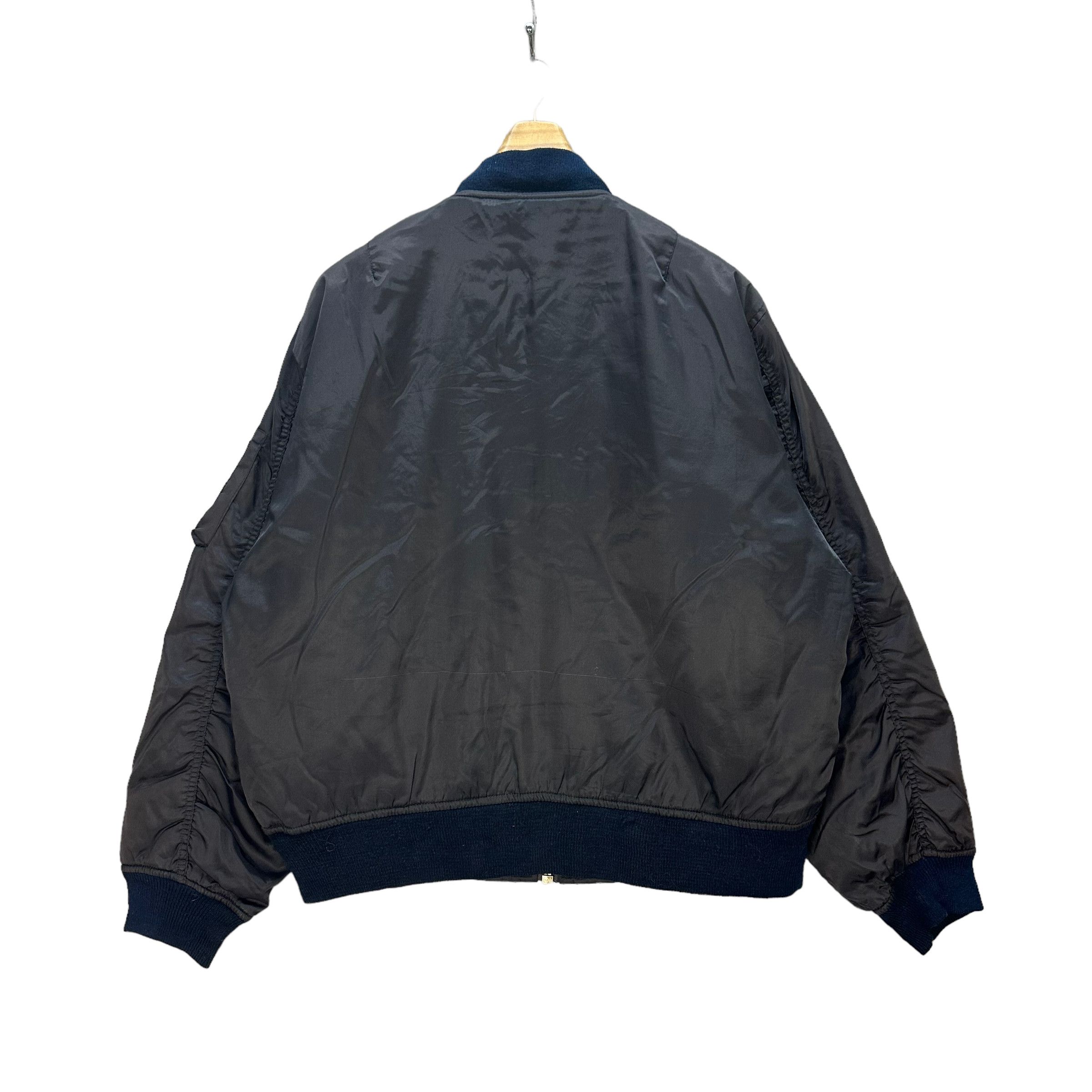 Japanese Brand GLEEMAN MA 1 BOMBER FLIGHT JACKET #8388-007 Size US XL / EU 56 / 4 - 10 Thumbnail