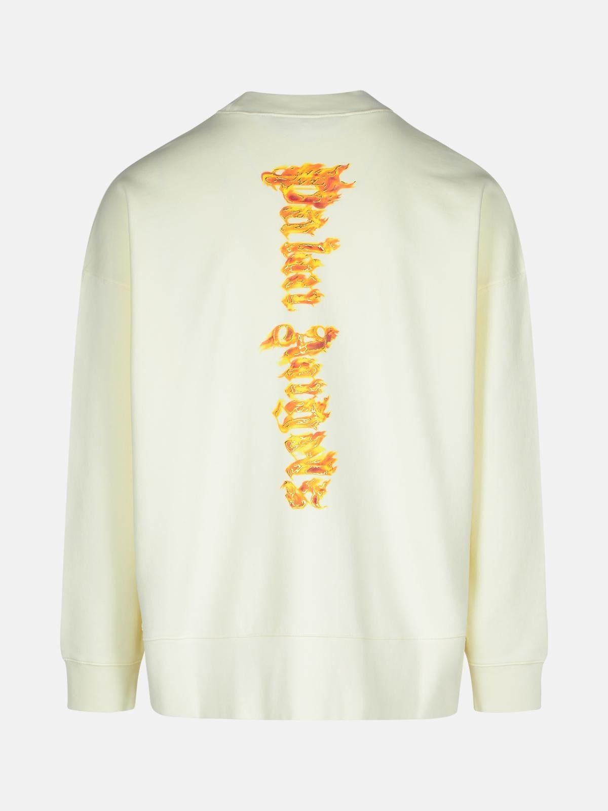 Palm Angels o1s22i1n1224 Crewneck Sweatshirt in White Size US M / EU 48-50 / 2 - 3 Thumbnail