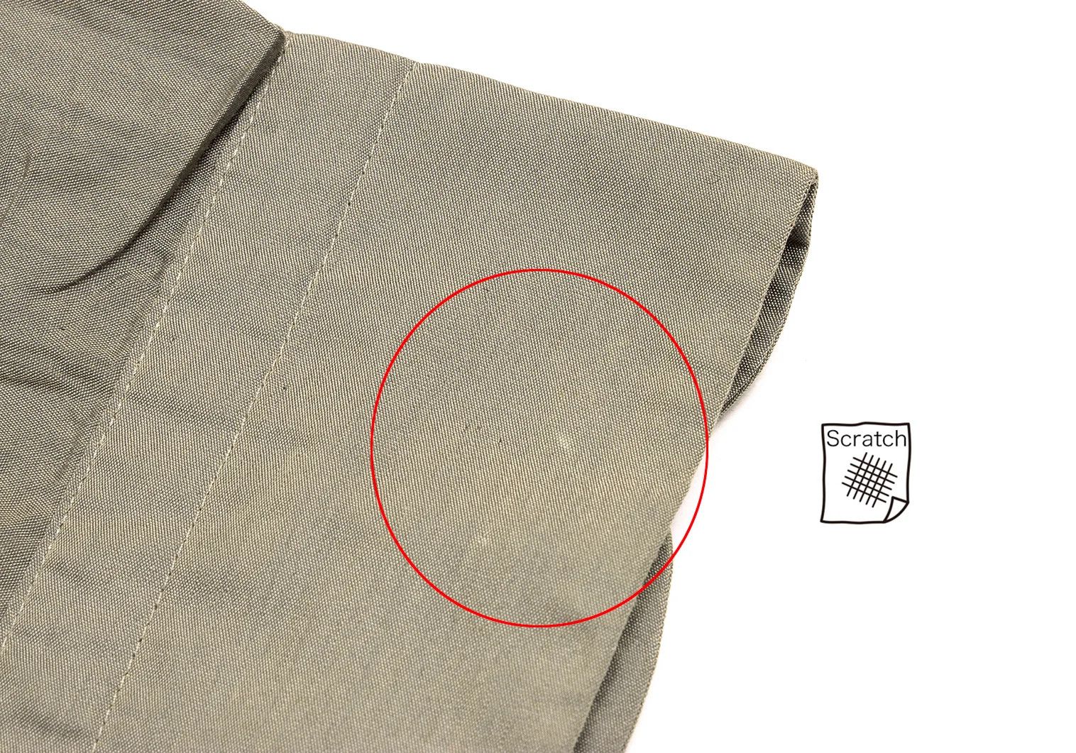 Issey Miyake Polyester Shrink-Wrinkle Shirt in Khaki L Size US L / EU 52-54 / 3 - 9 Thumbnail
