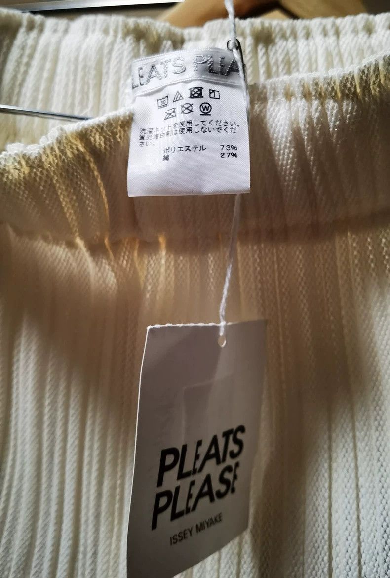 Issey Miyake Issey Miyake size:5 White pleated pants Size 42" / US 20 - 2 Thumbnail