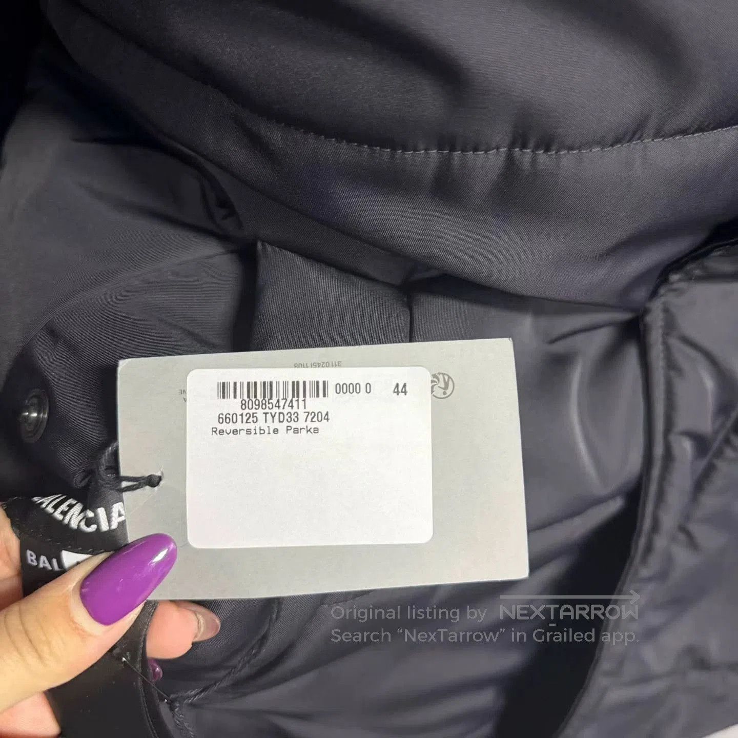Balenciaga balenciaga black reversible down jacket coat. Size US M / EU 48-50 / 2 - 4 Thumbnail