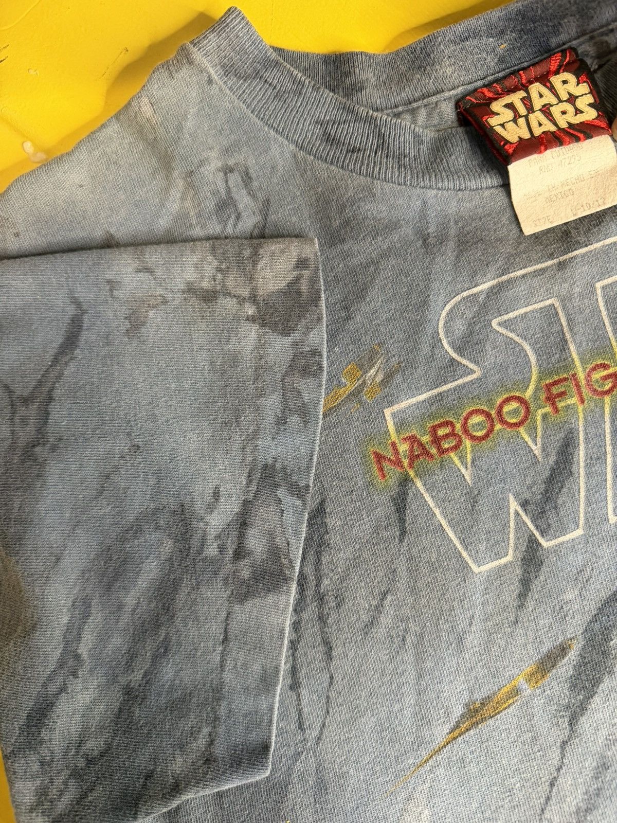 Vintage 1980s Star Wars single stitch tie-dye T-shirt Size US M / EU 48-50 / 2 - 2 Thumbnail